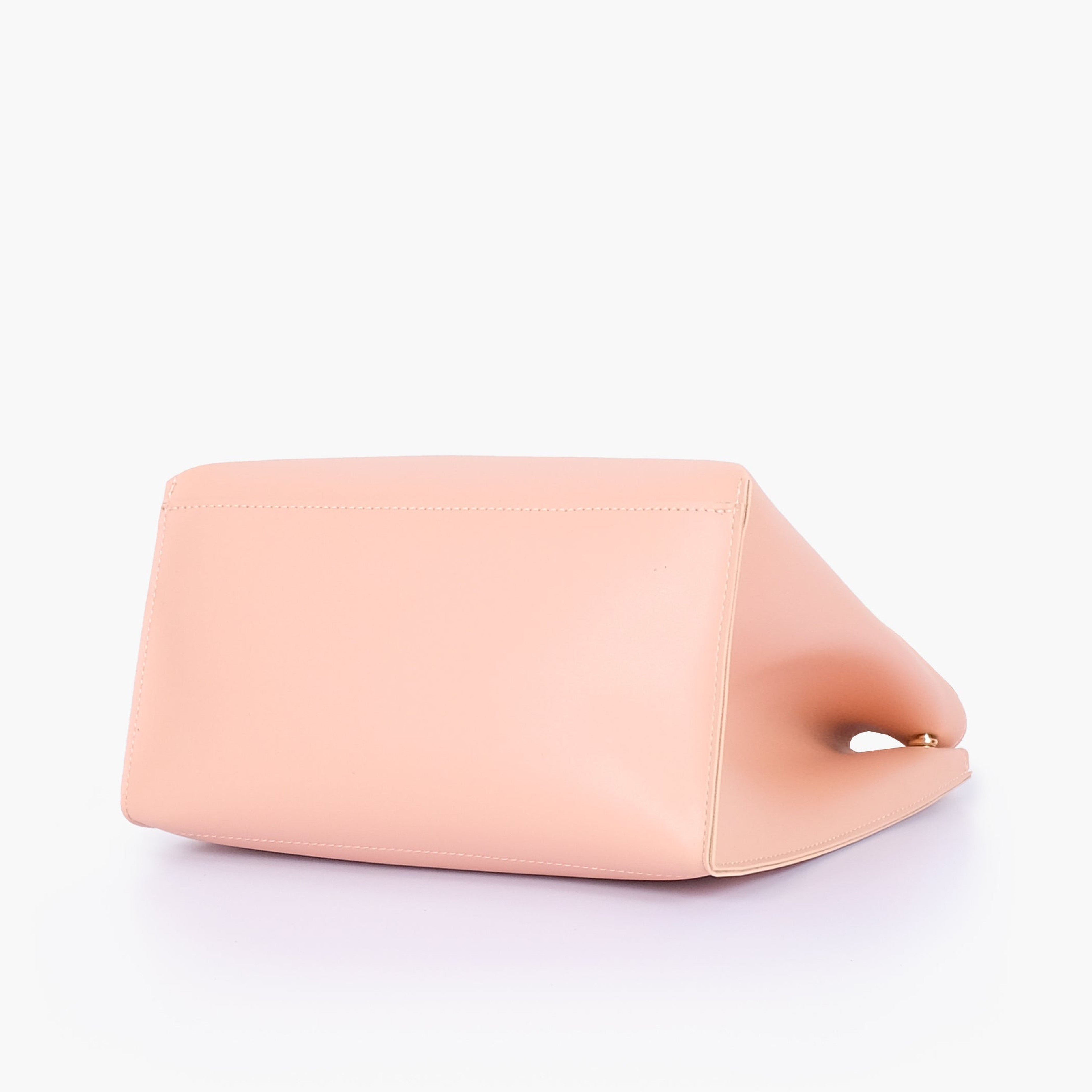 Peach mini tote bag