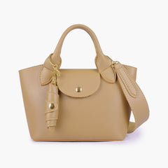 Coffee mini top-handle tote bag