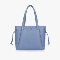 Sky blue minimalist tote