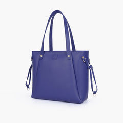Dark blue minimalist tote