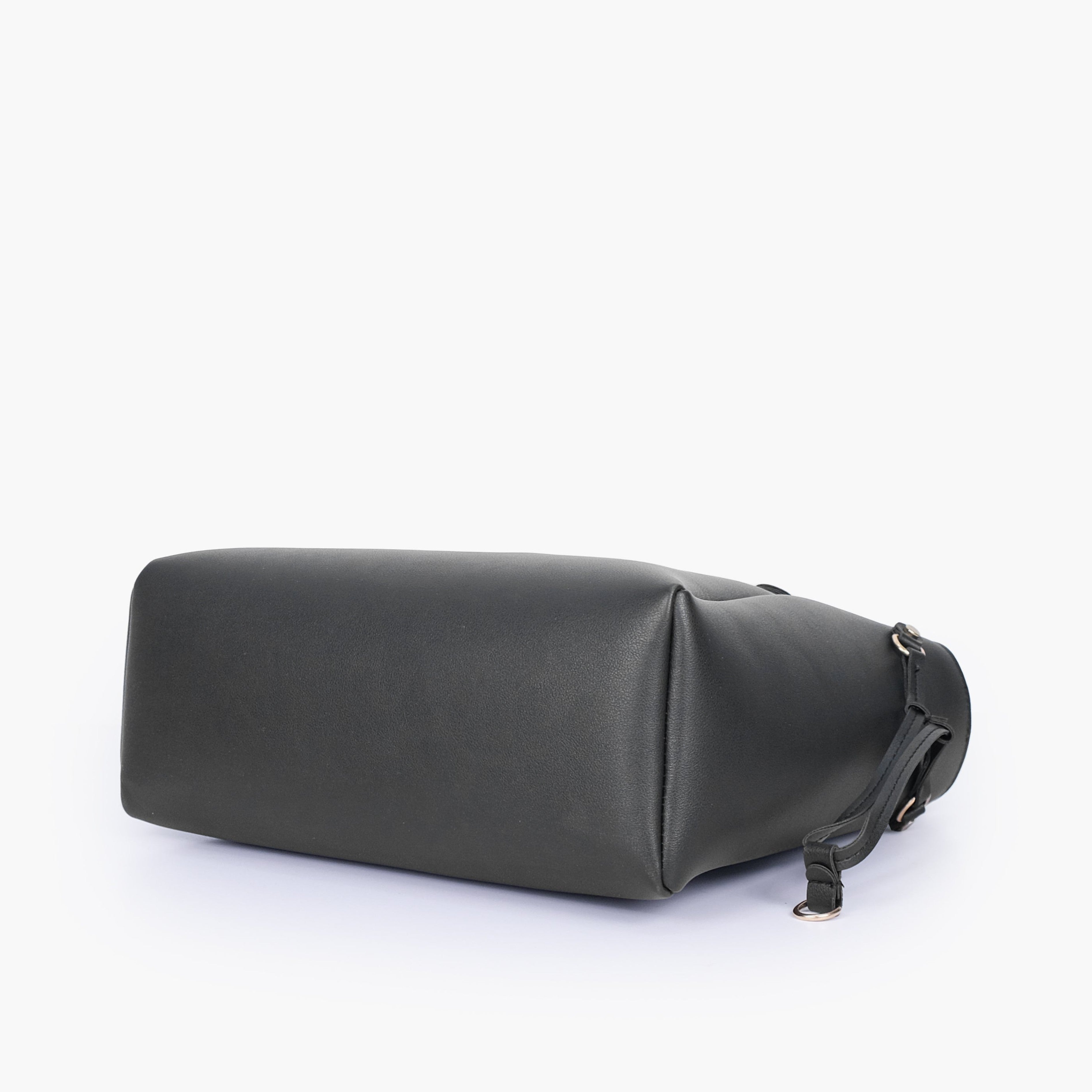 Black minimalist tote