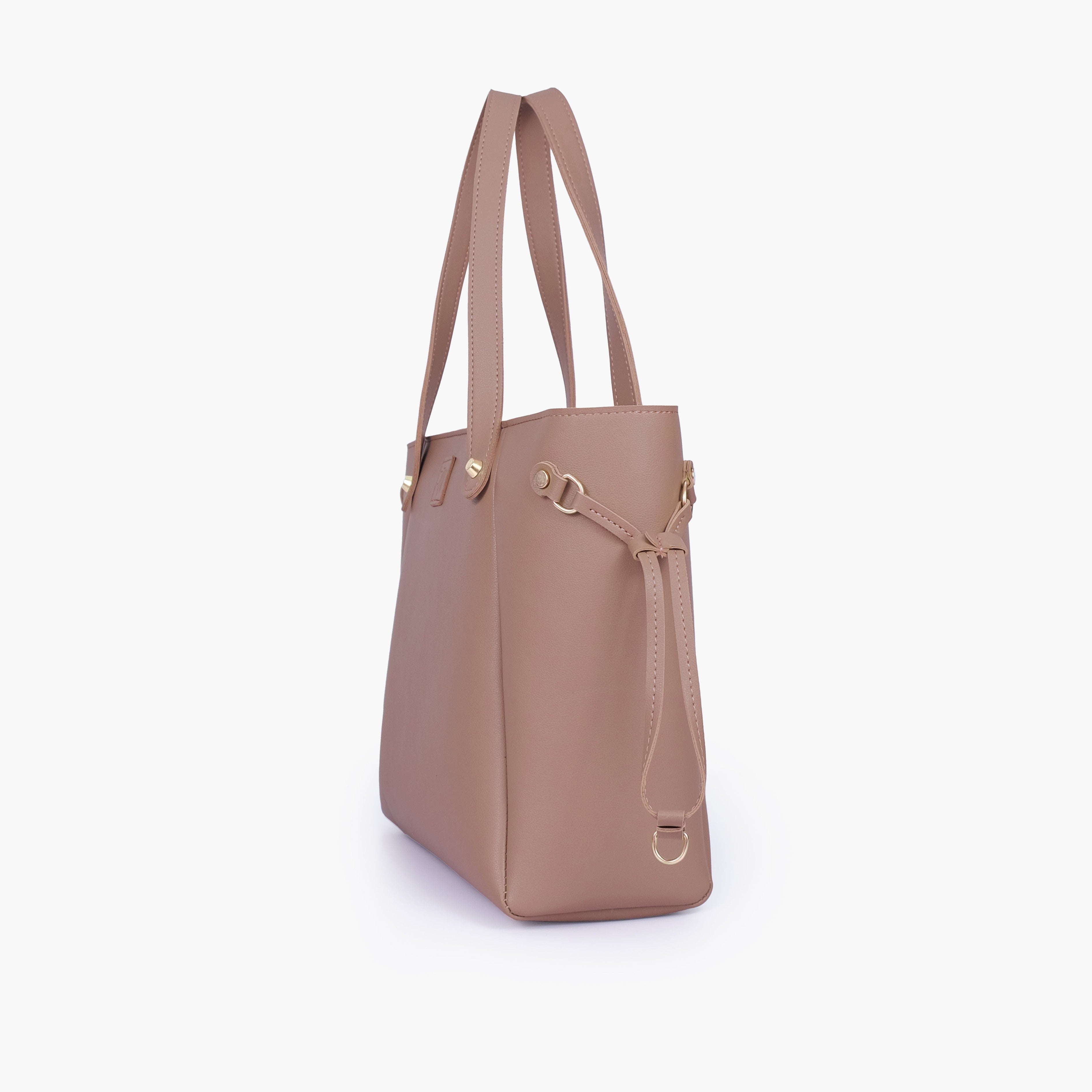 Brown minimalist tote