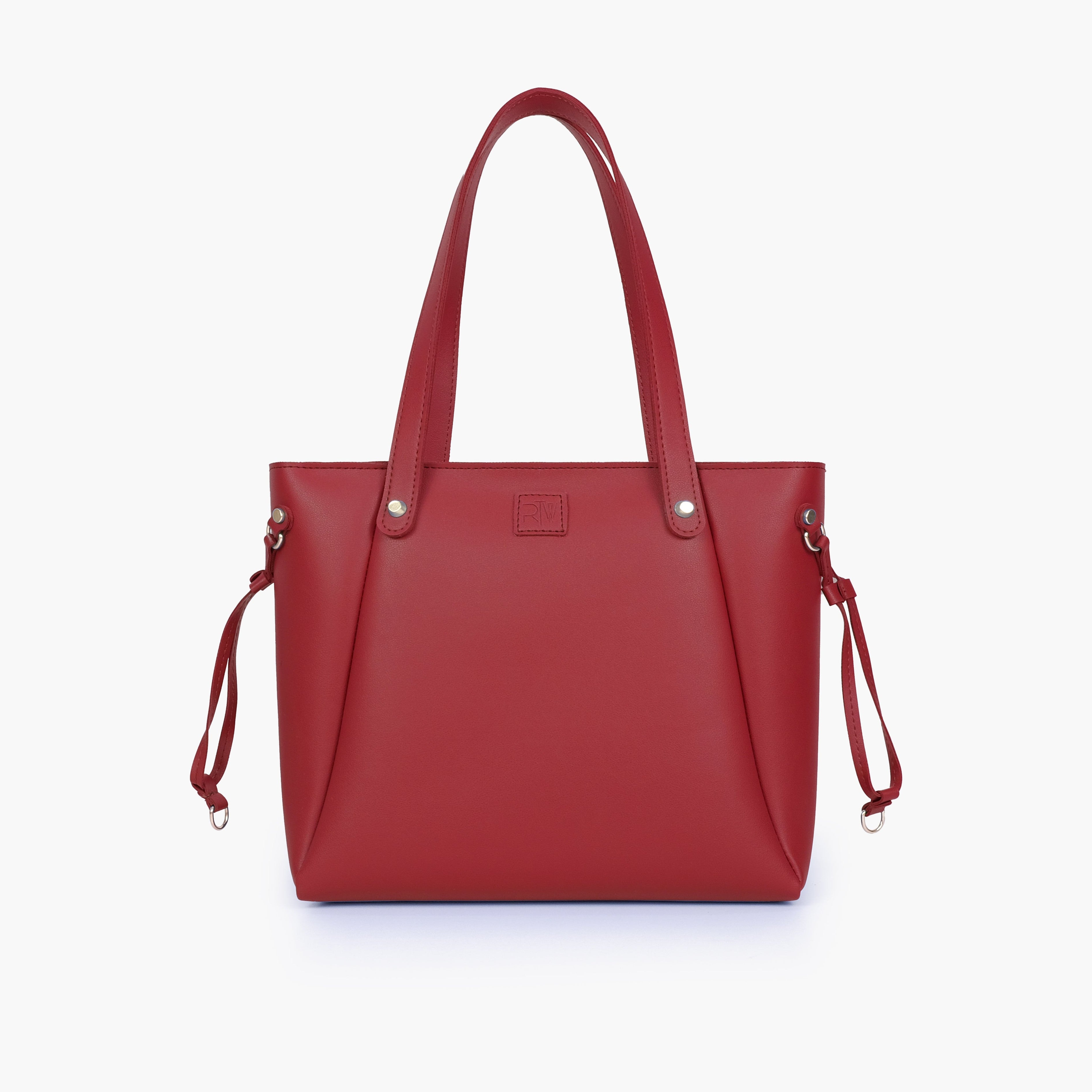 Maroon minimalist tote