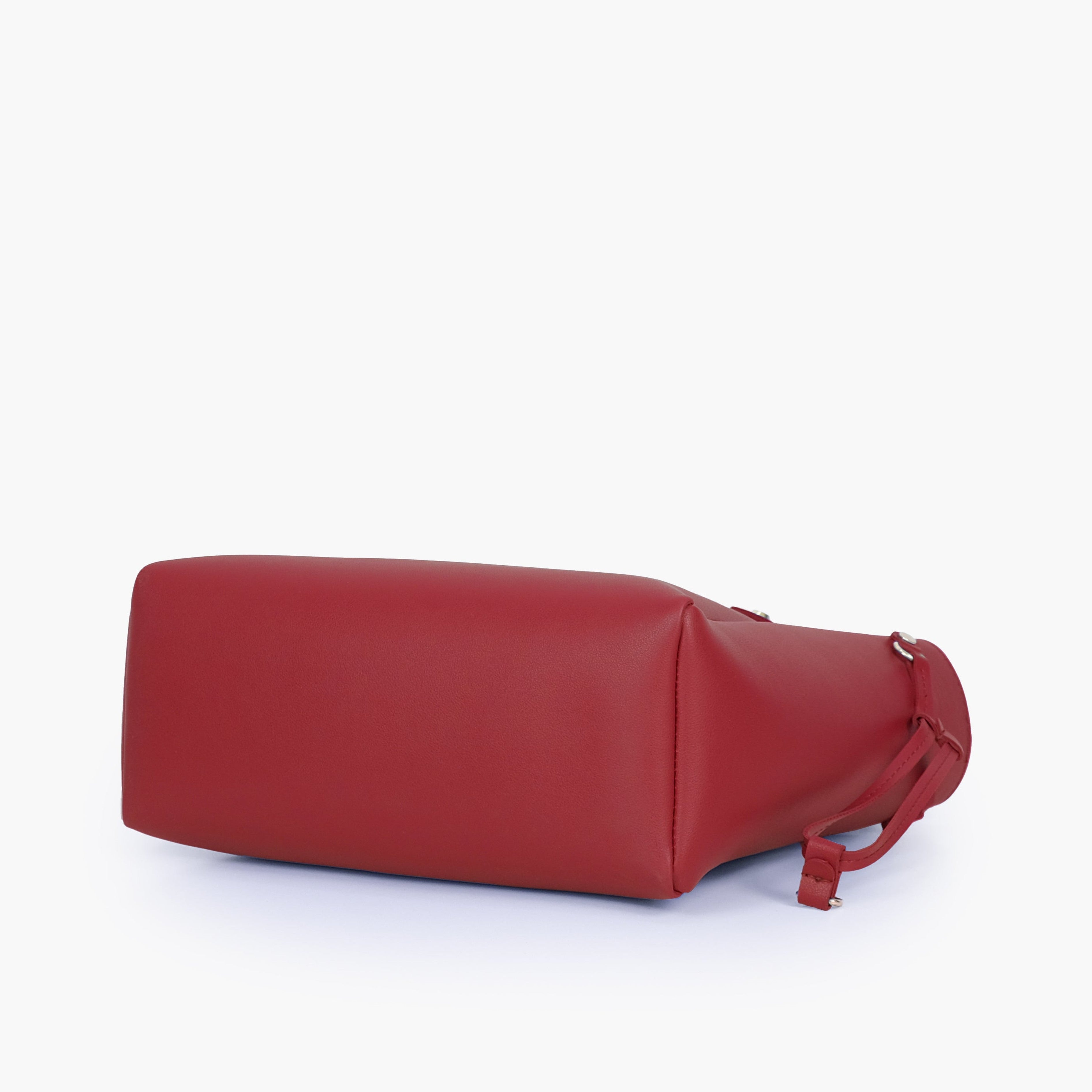 Maroon minimalist tote