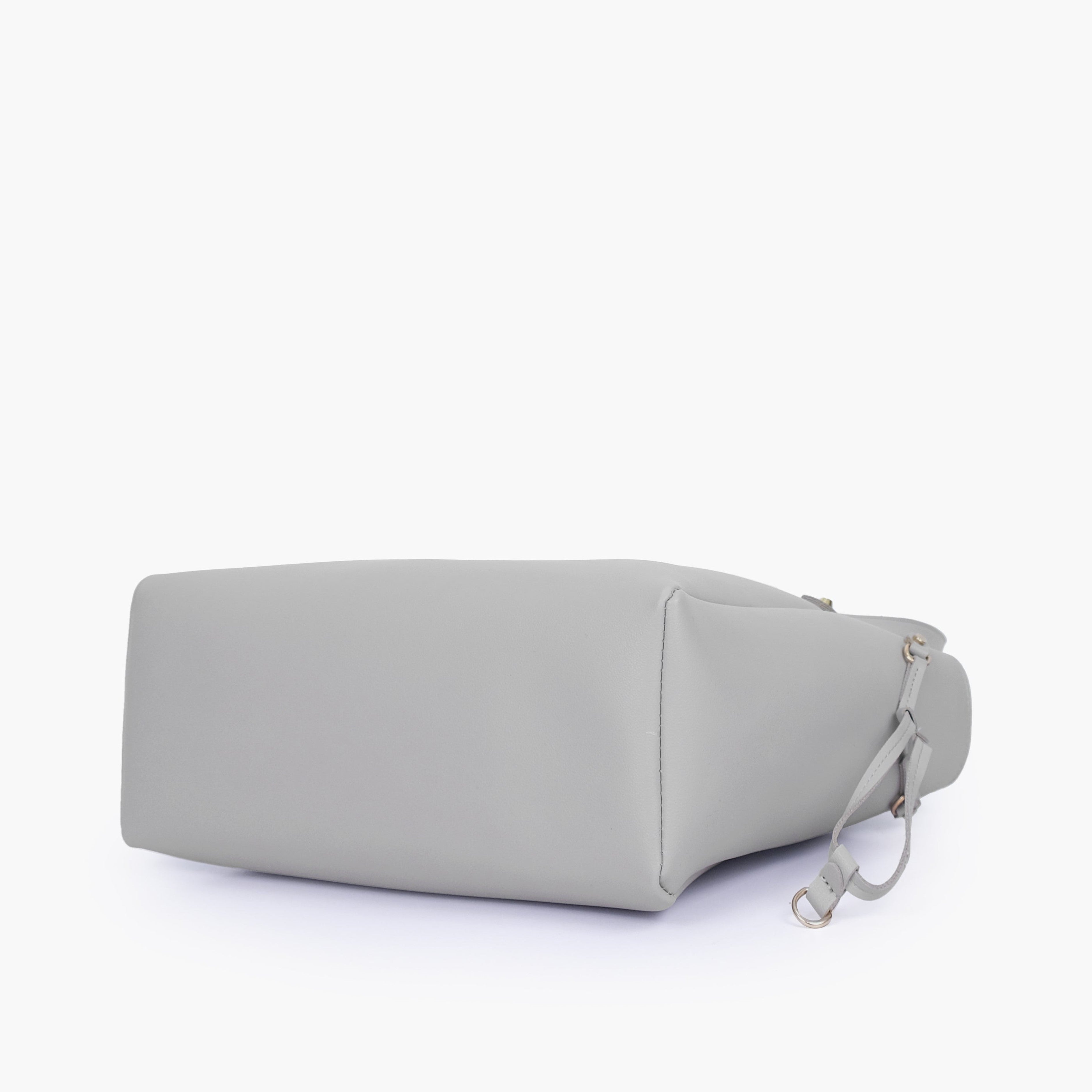 Grey minimalist tote