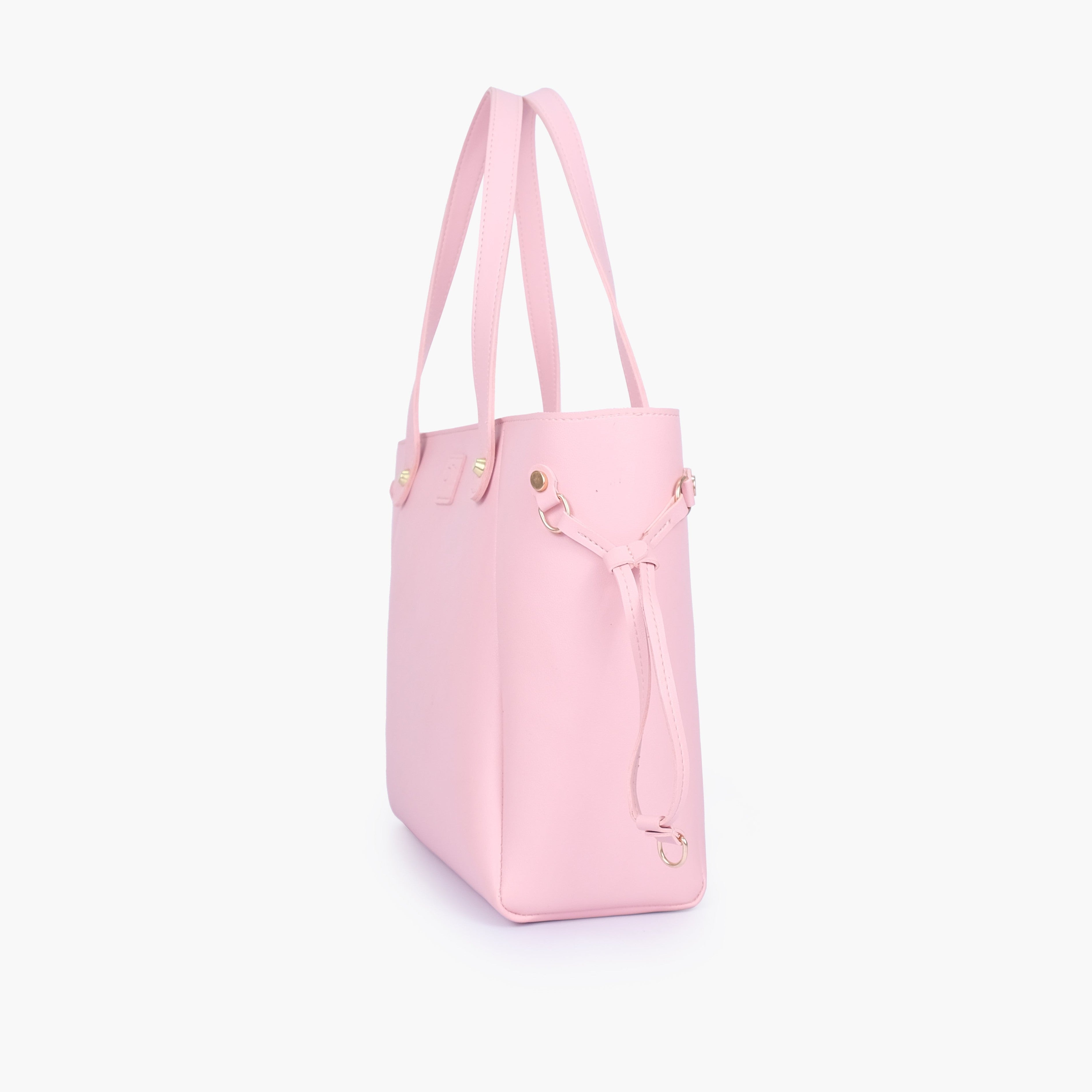 Pink minimalist tote