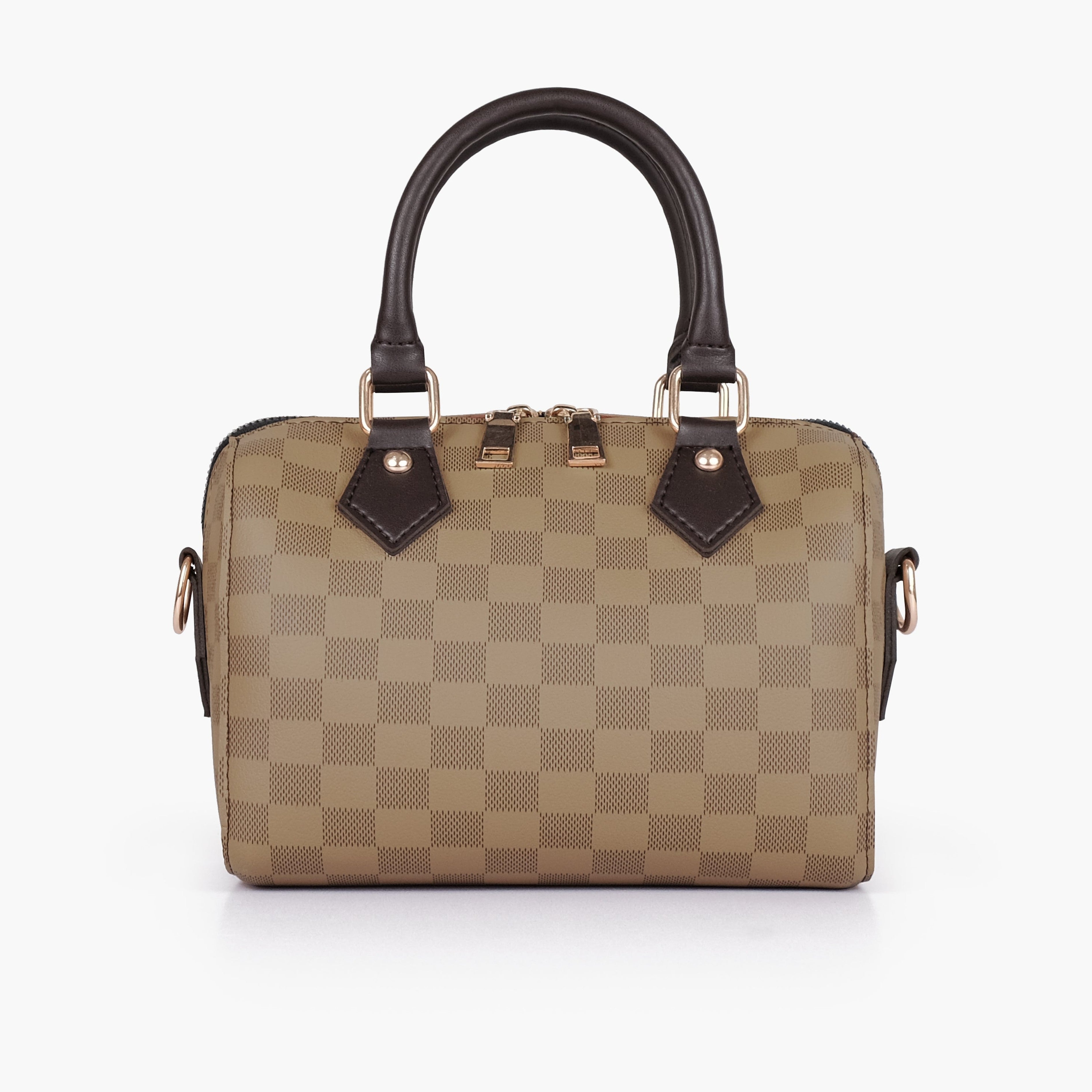 Brown nano duffle bag