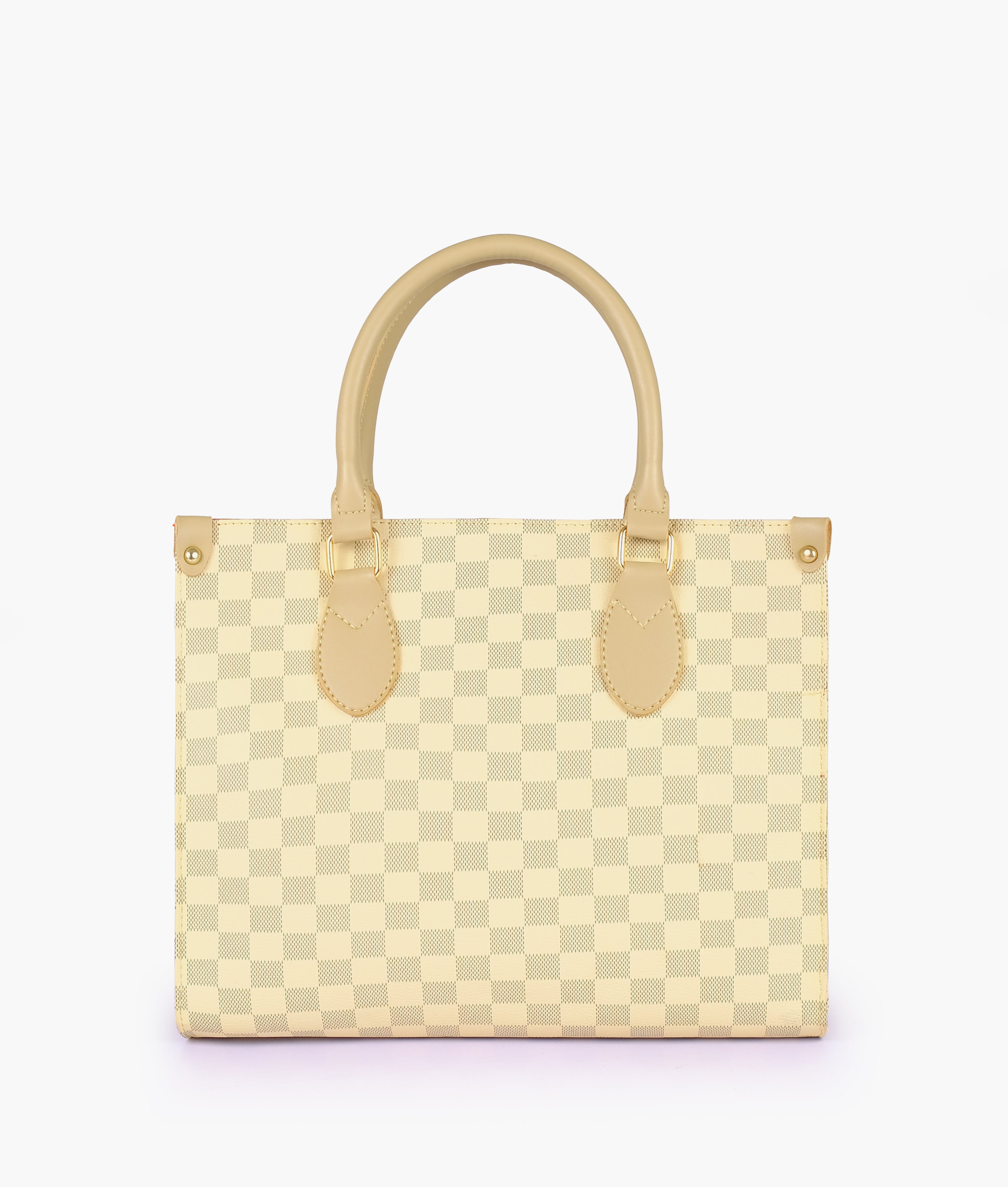 Off-white checkered everywear handbag