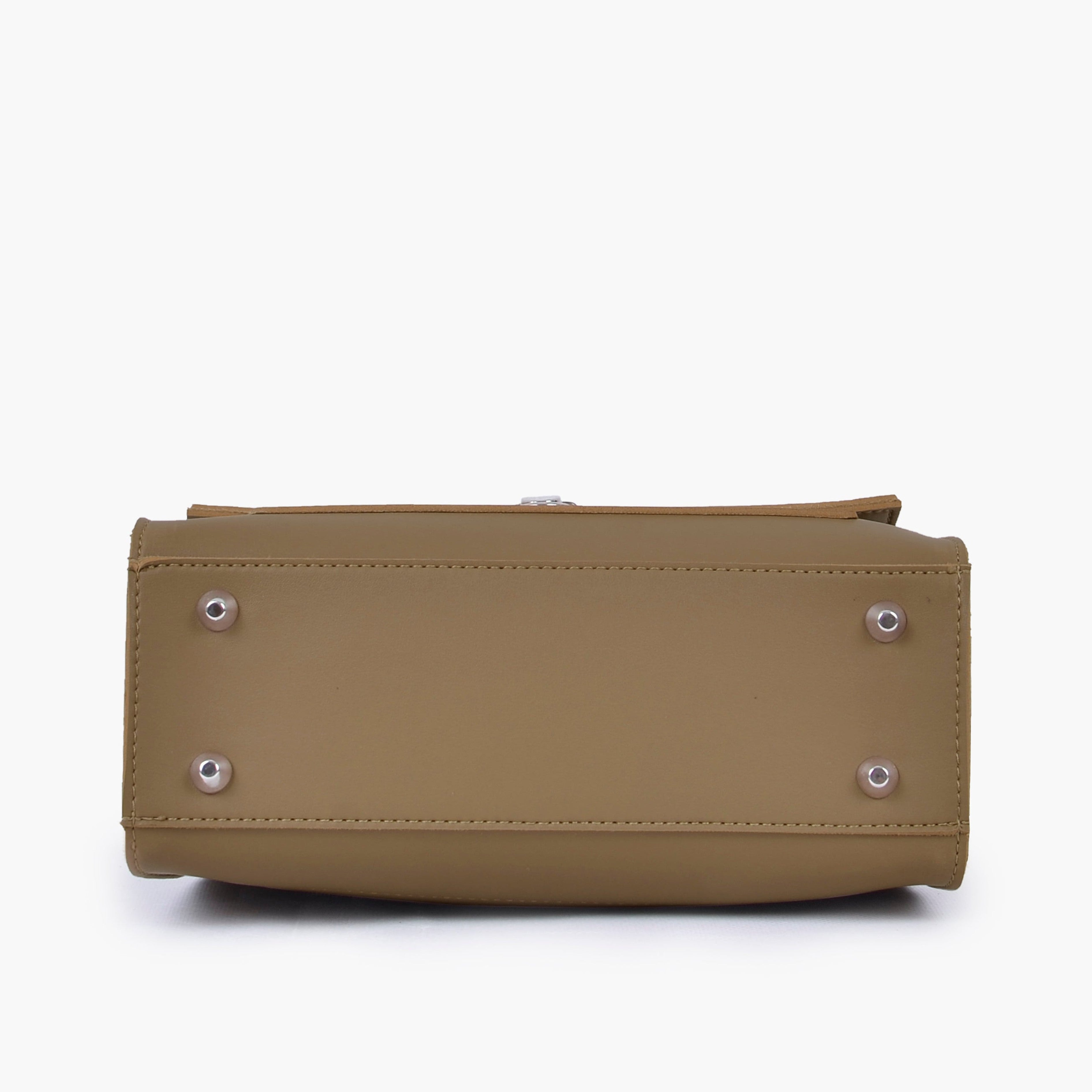Coffee push-lock messenger bag