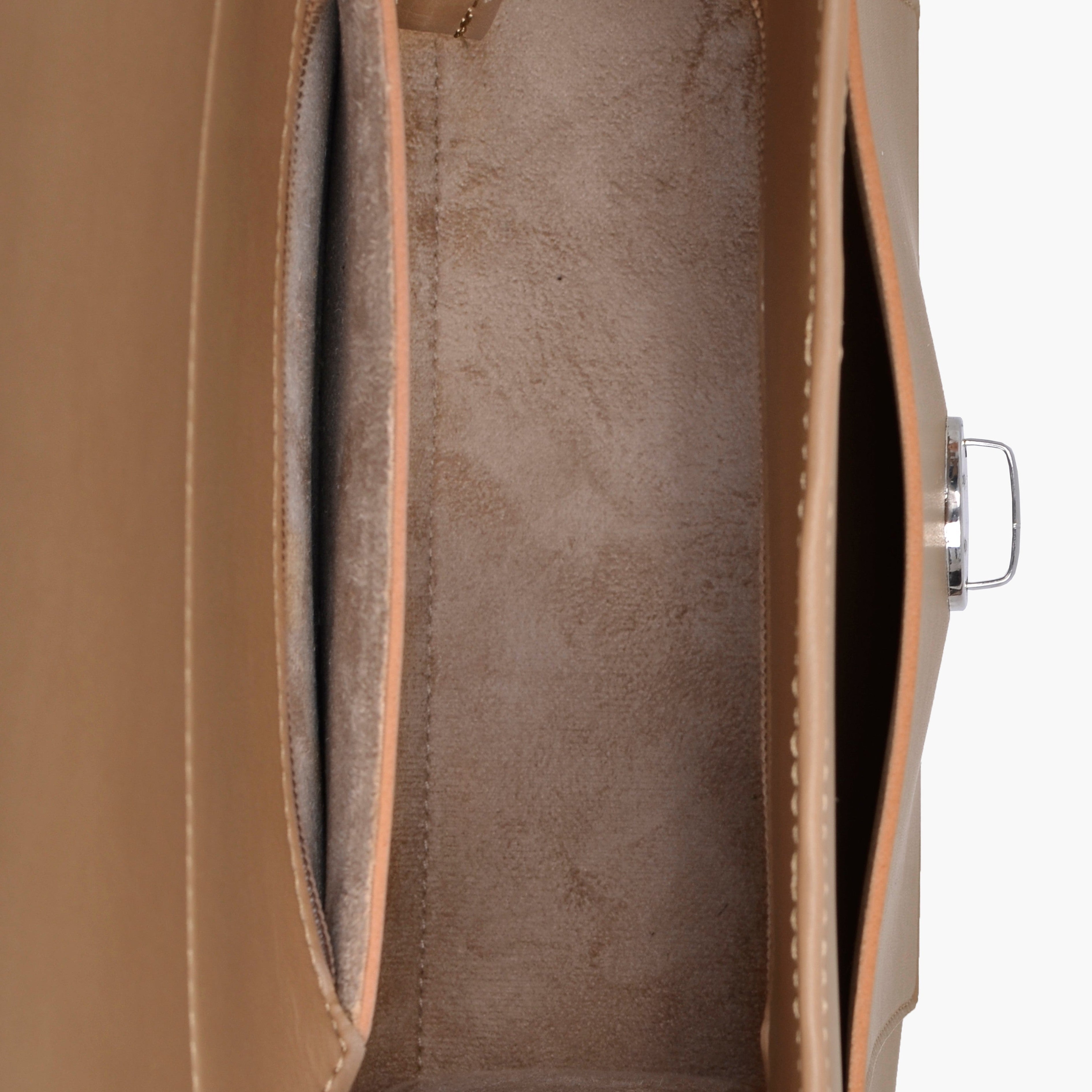 Coffee push-lock messenger bag