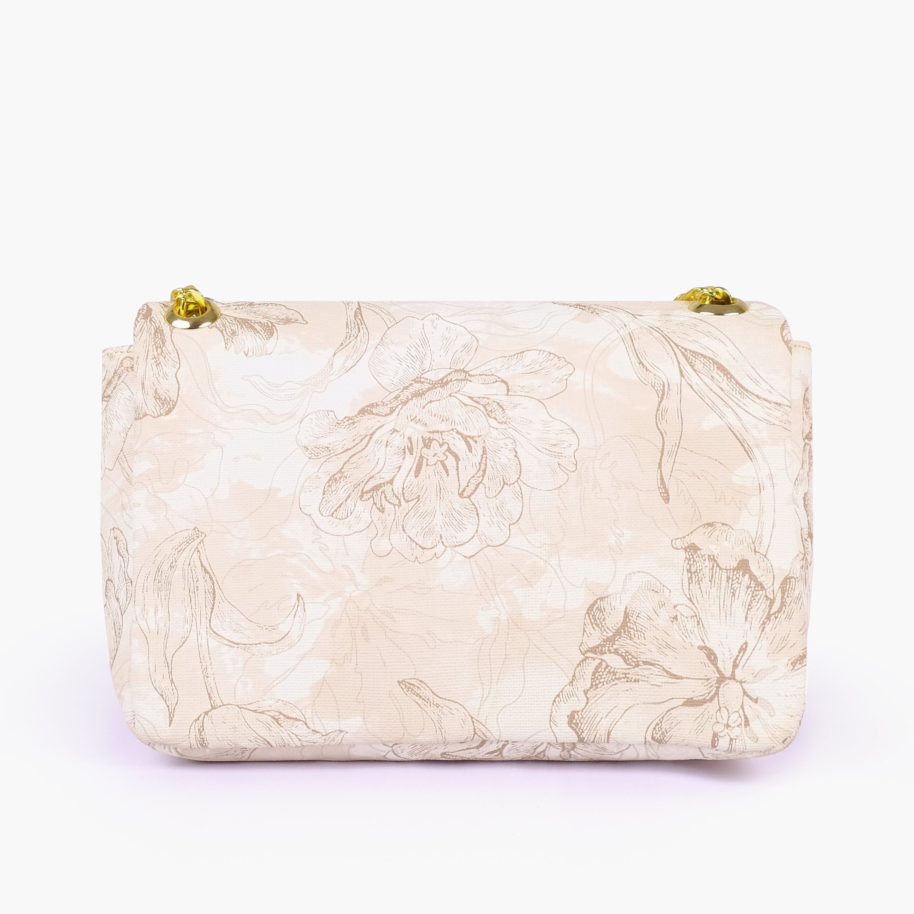 Off-white printed mini bag with chain