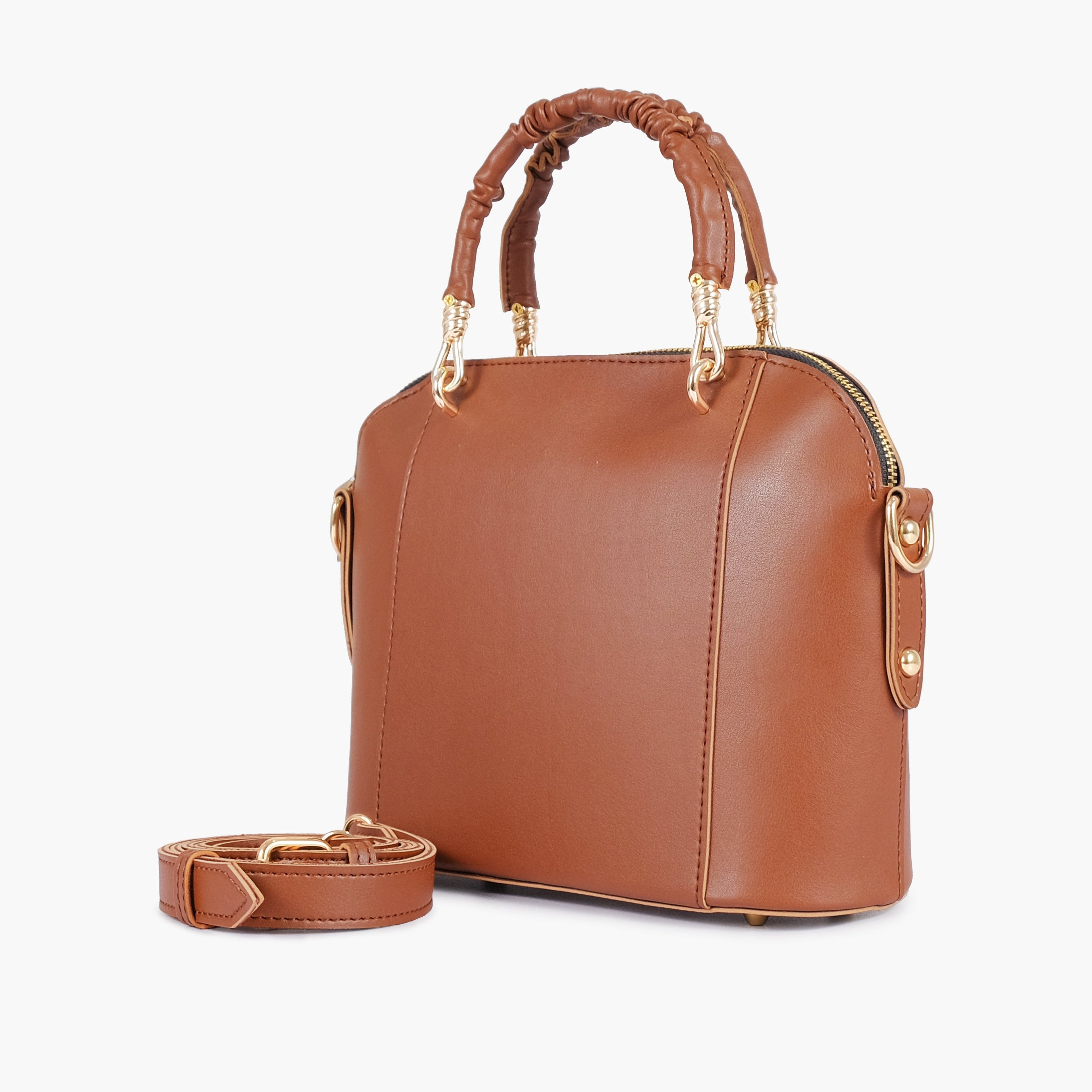Brown small evening bag