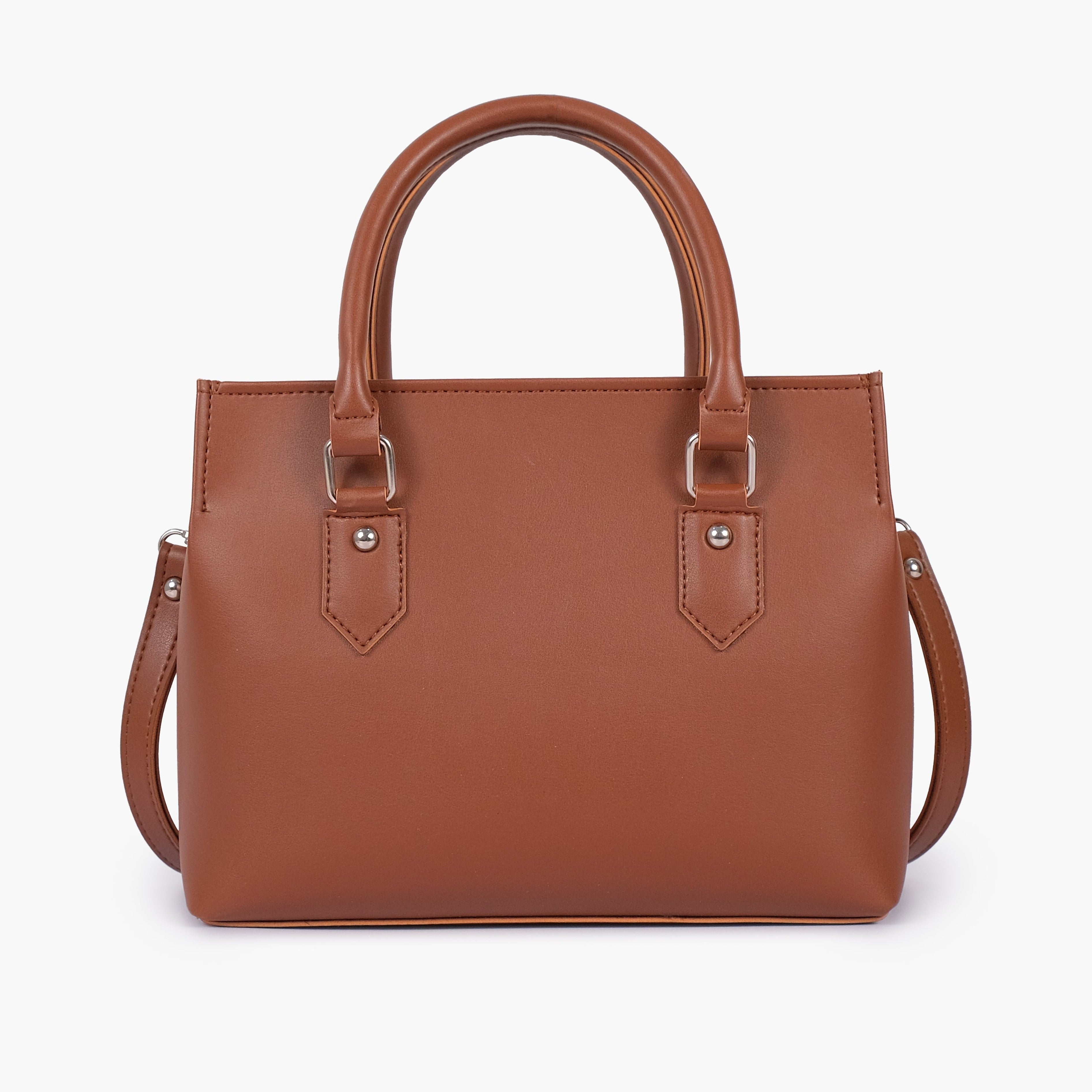 Brown small satchel bag