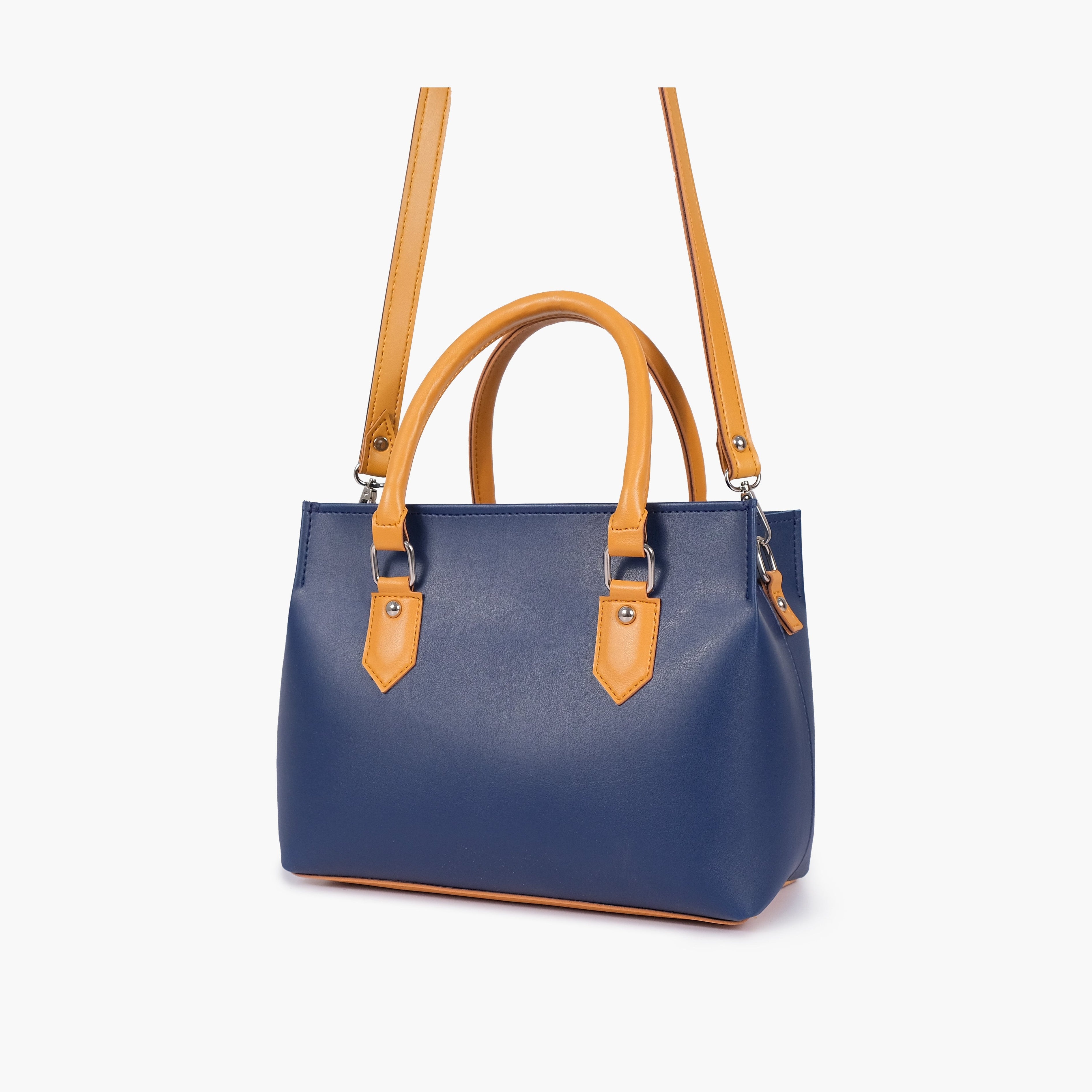 Blue small satchel bag