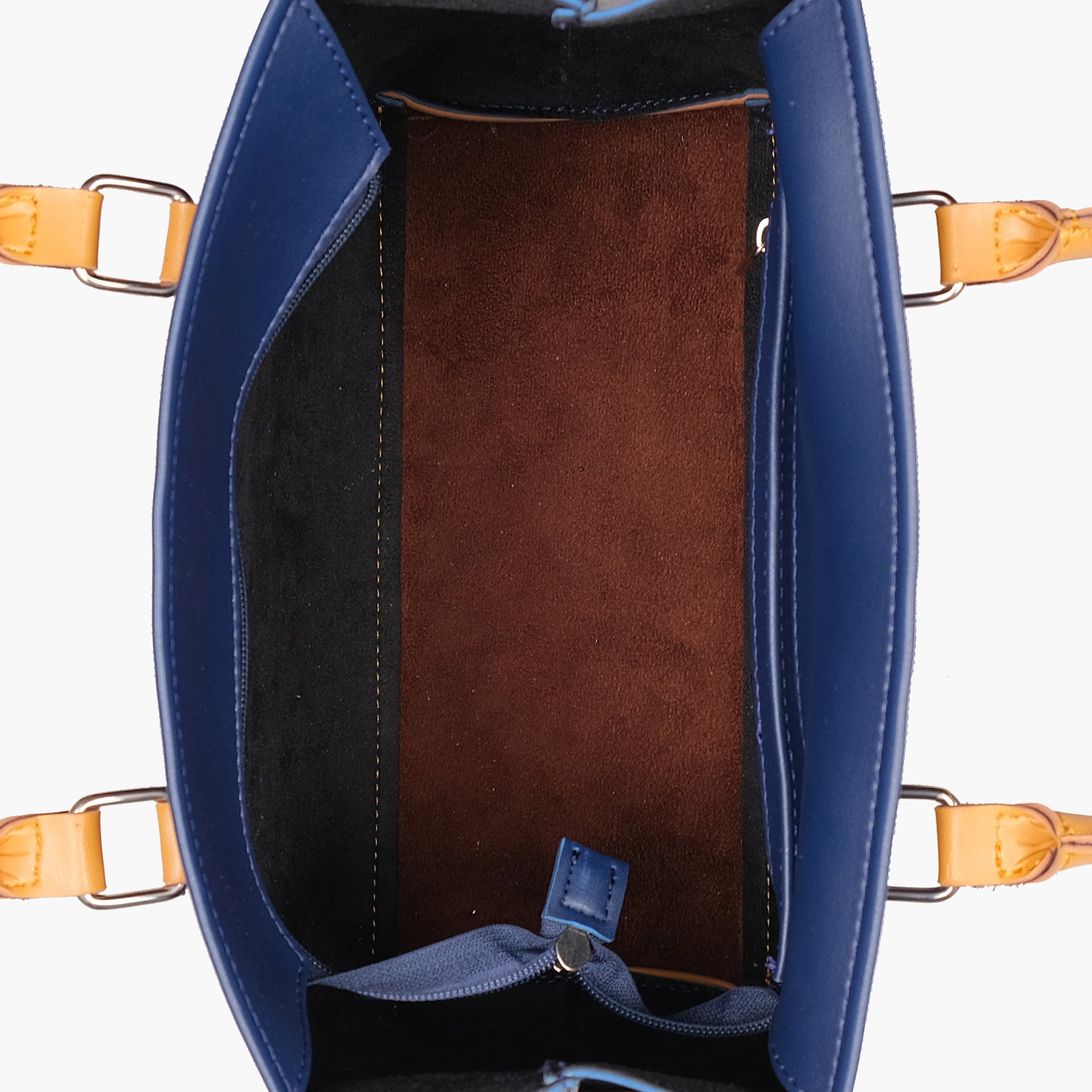 Blue small satchel bag