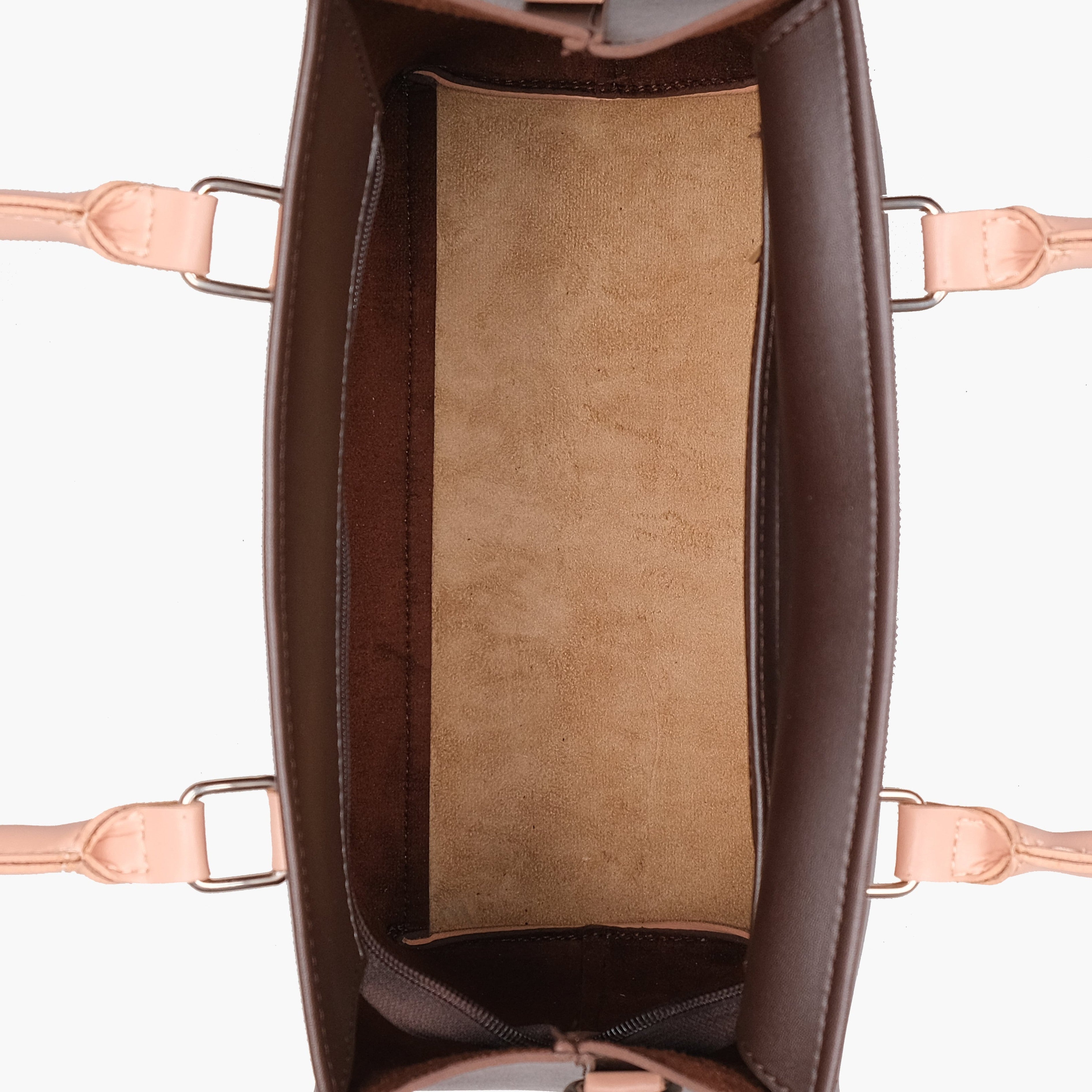 Dark brown small satchel bag