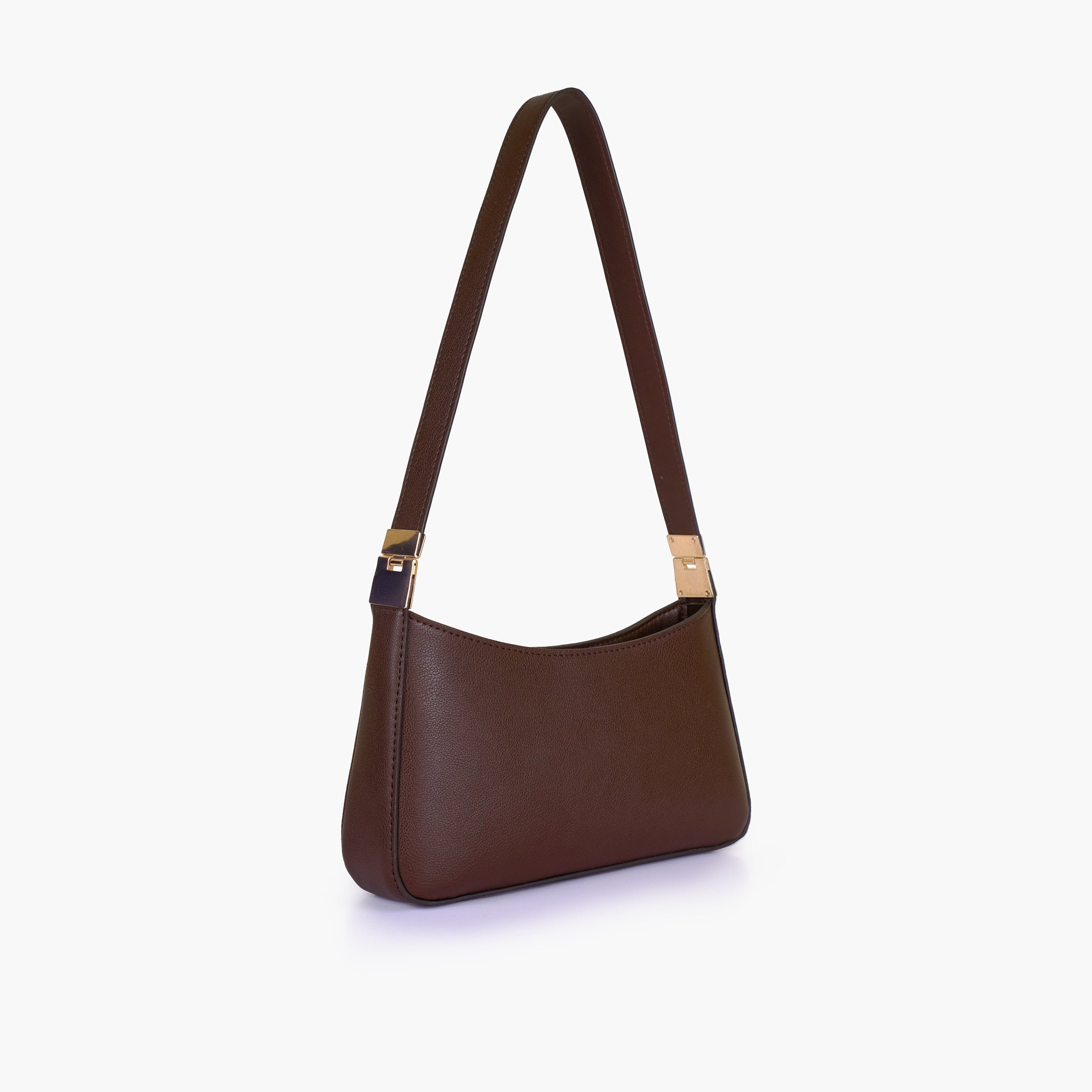 Dark brown small shoulder bag