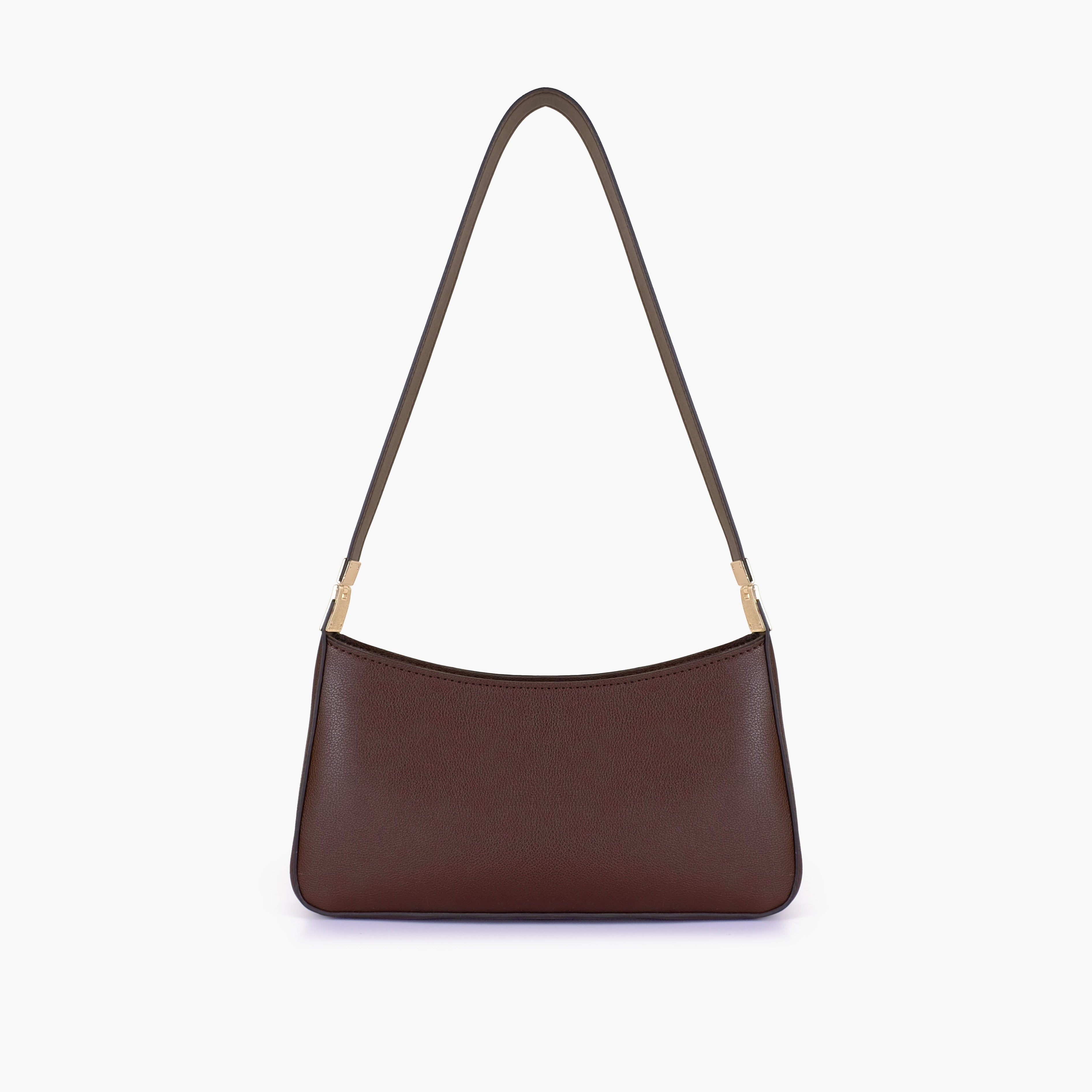 Dark brown small shoulder bag