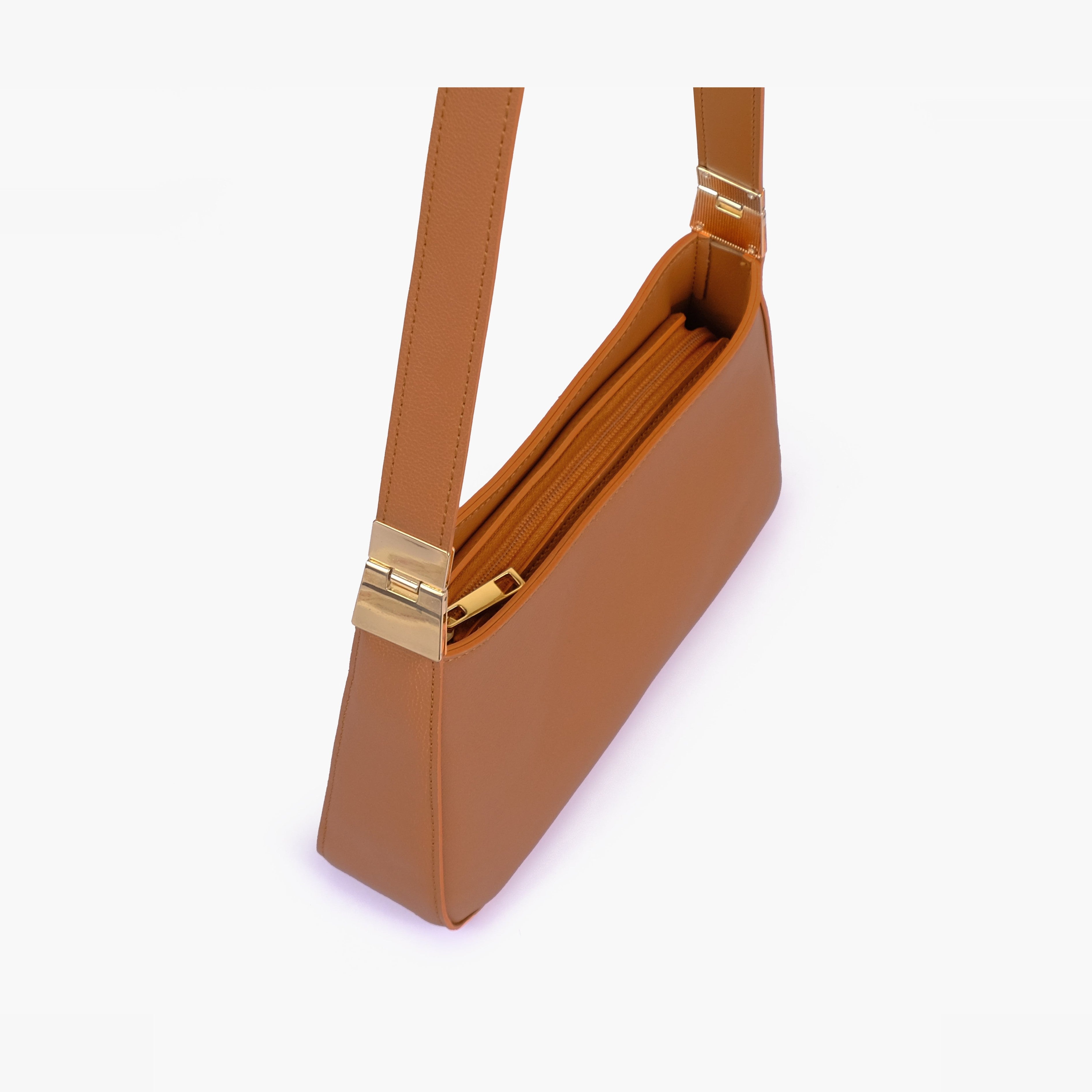 Tan small shoulder bag
