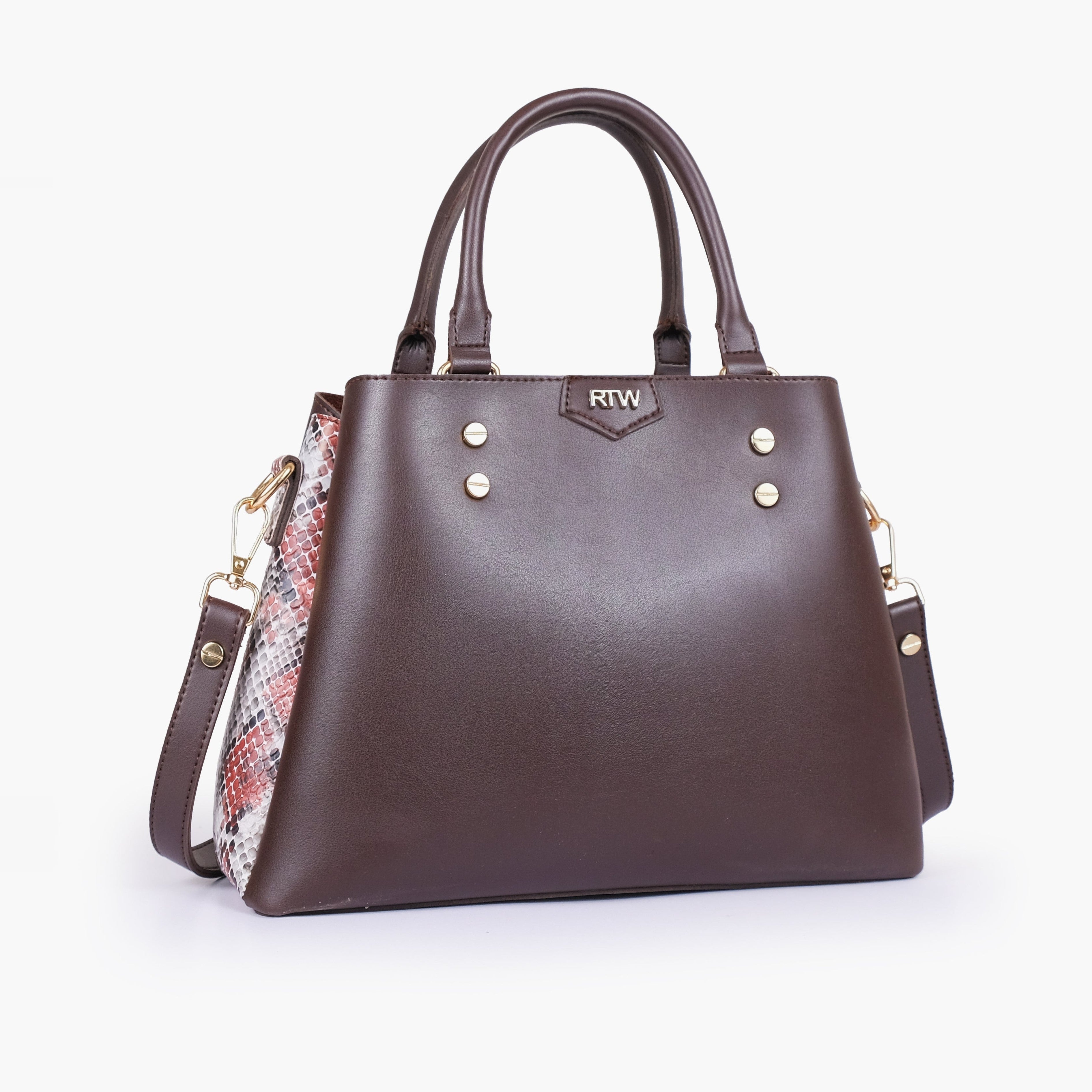 Dark brown the daily tote bag