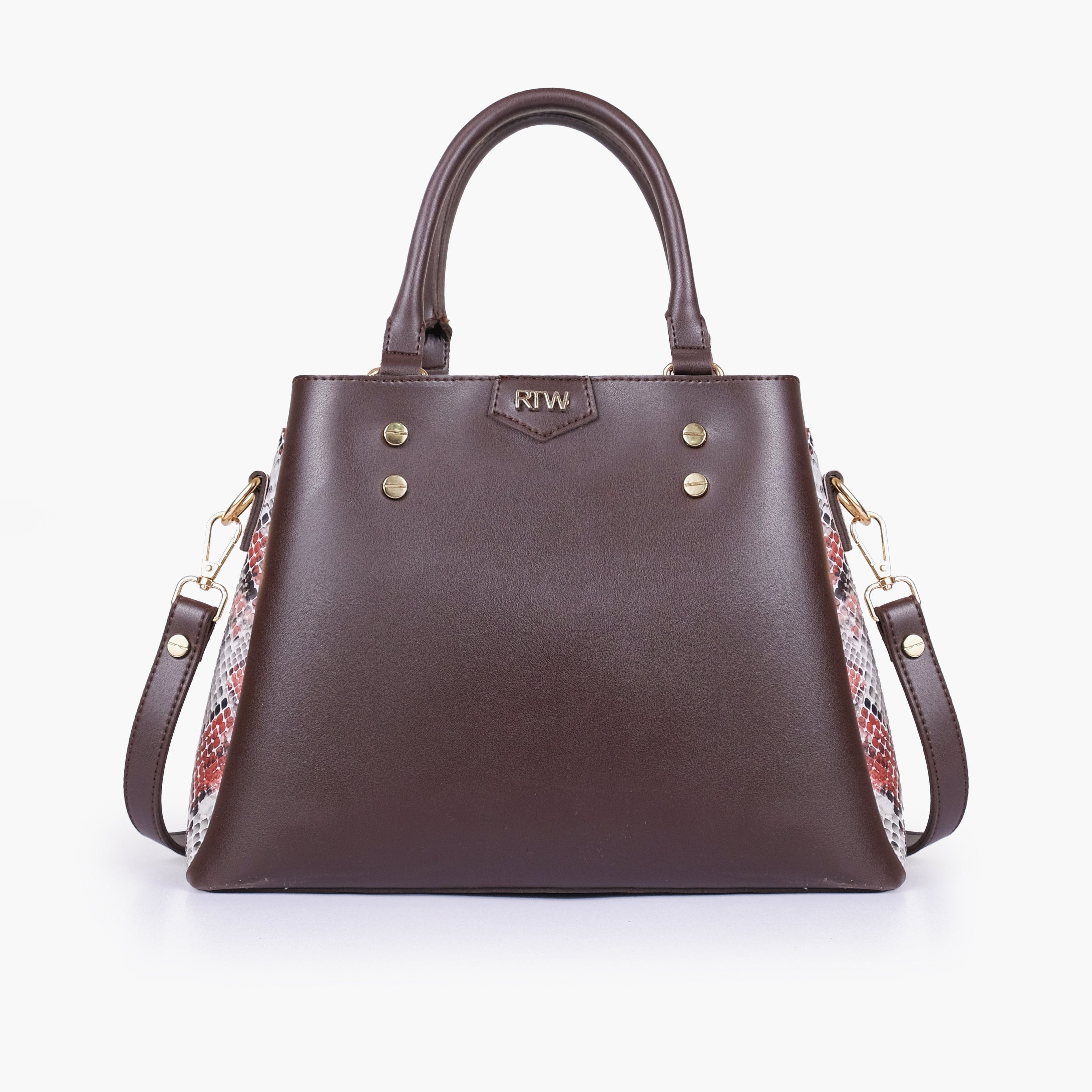 Dark brown the daily tote bag