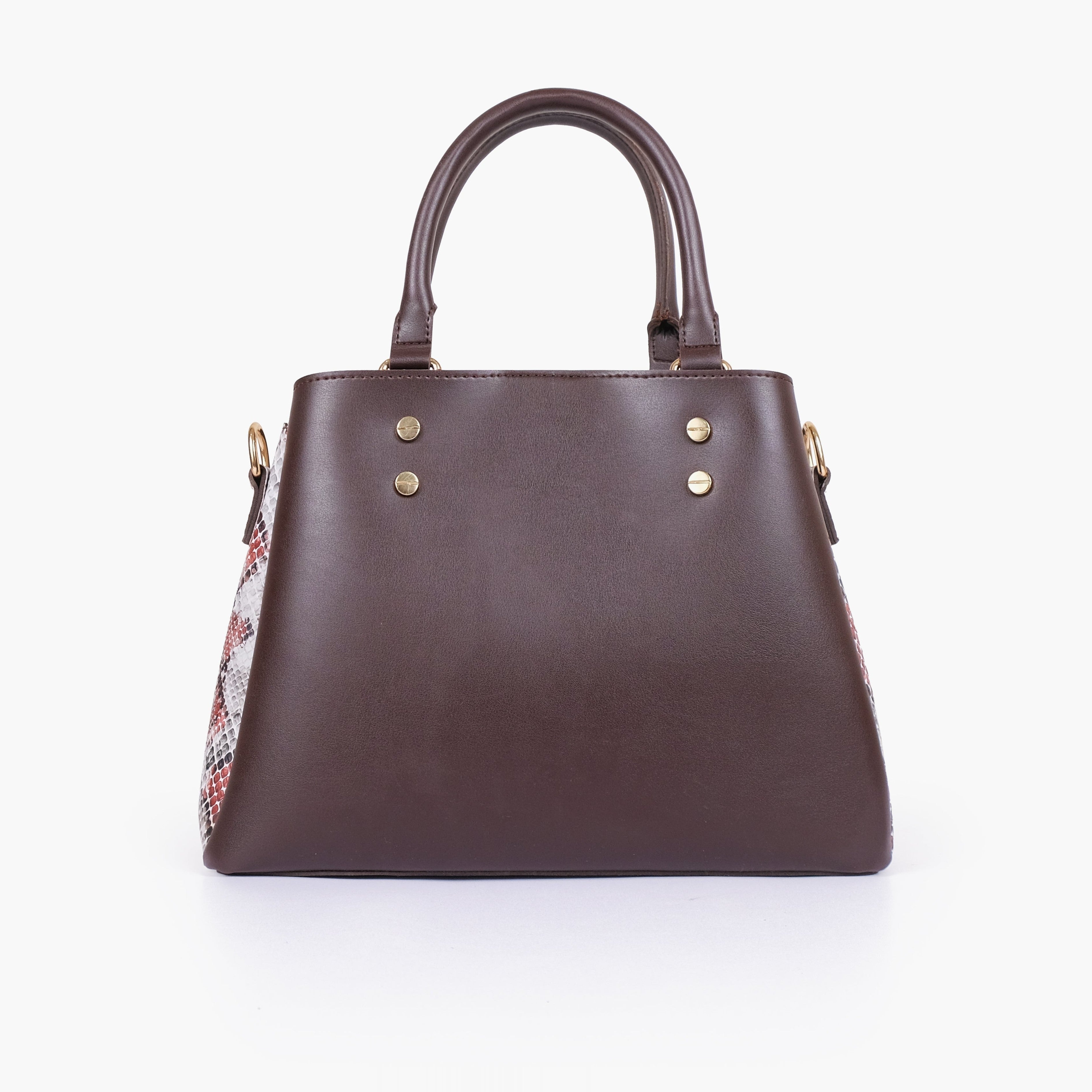 Dark brown the daily tote bag