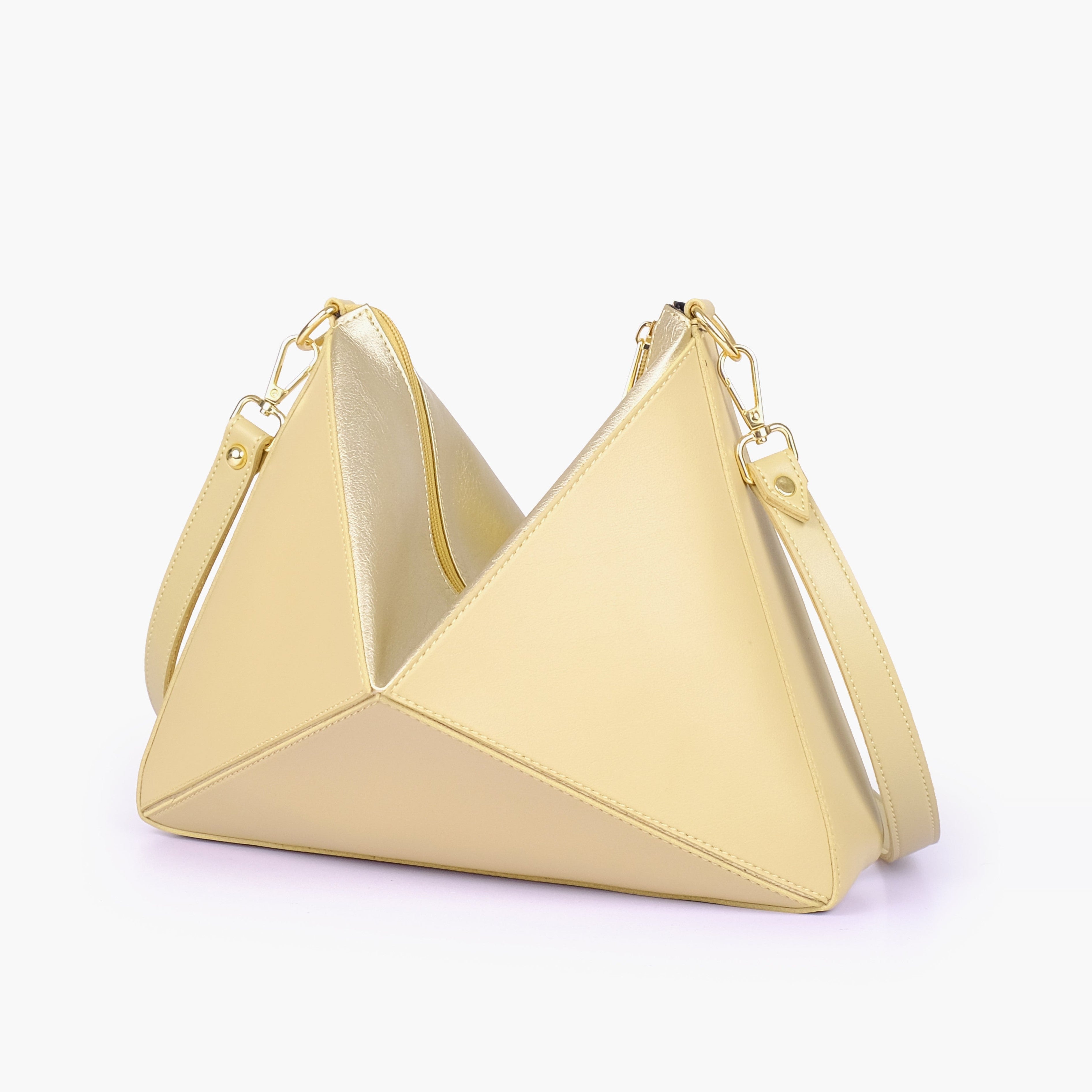 Golden triangle flex bag
