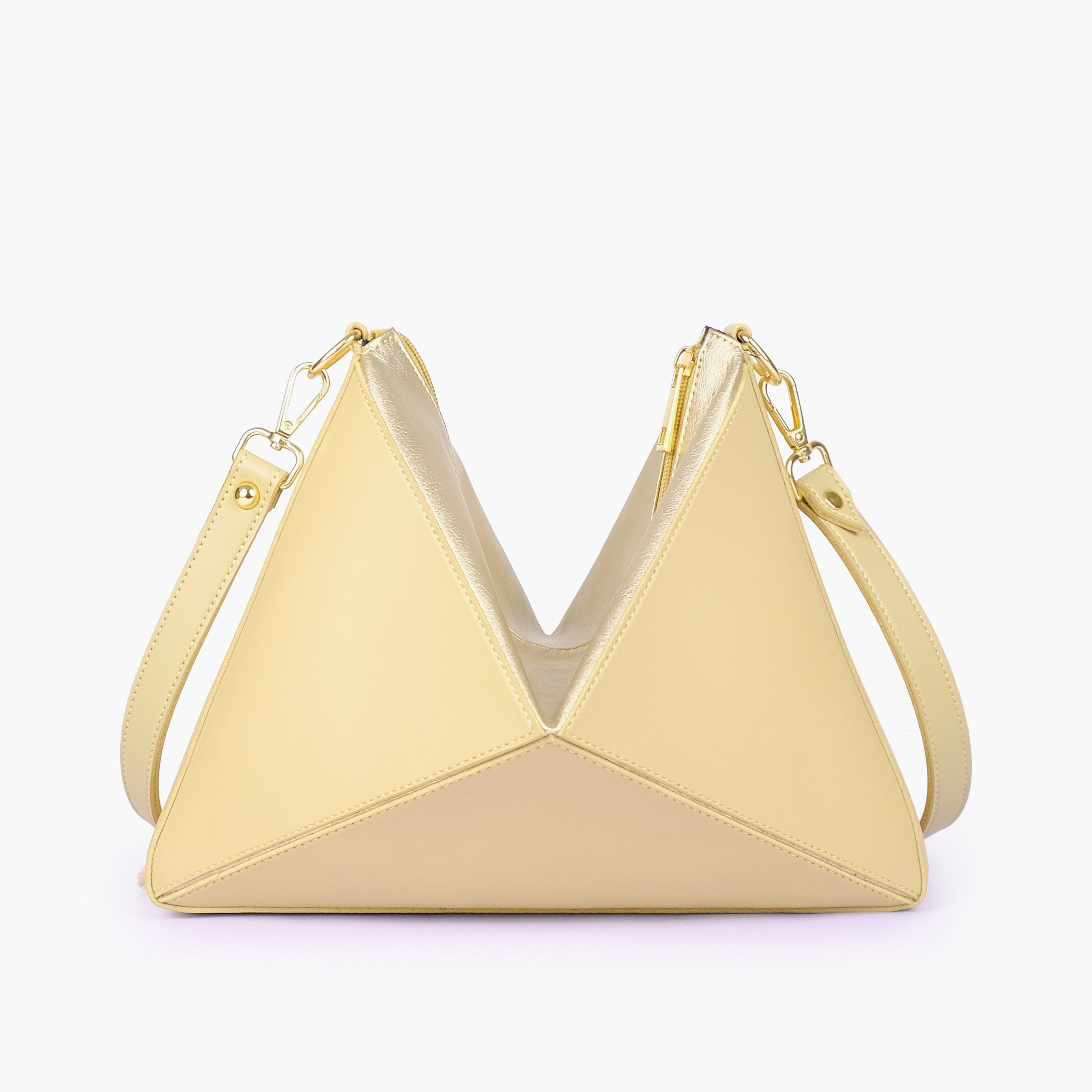 Golden triangle flex bag