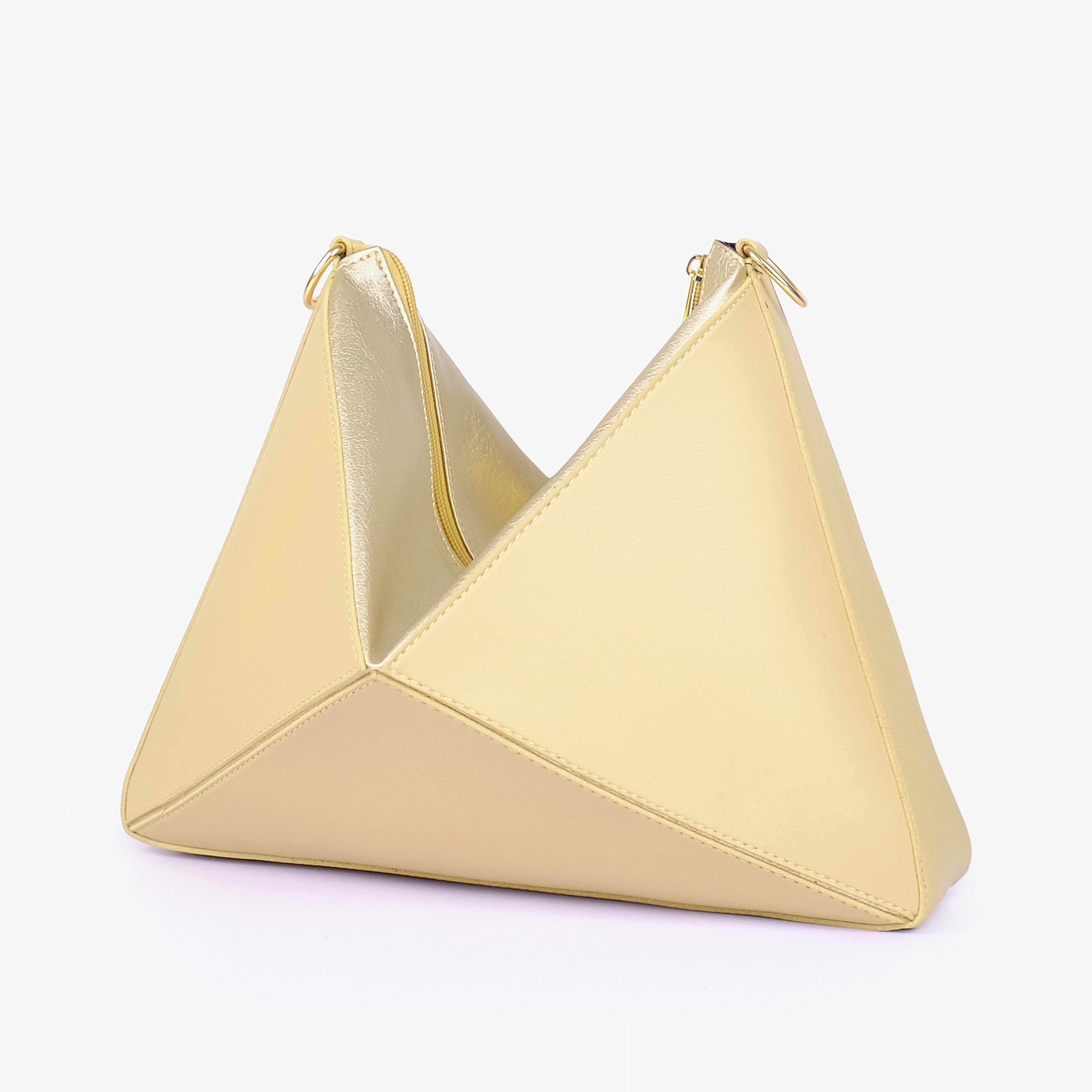Golden triangle flex bag
