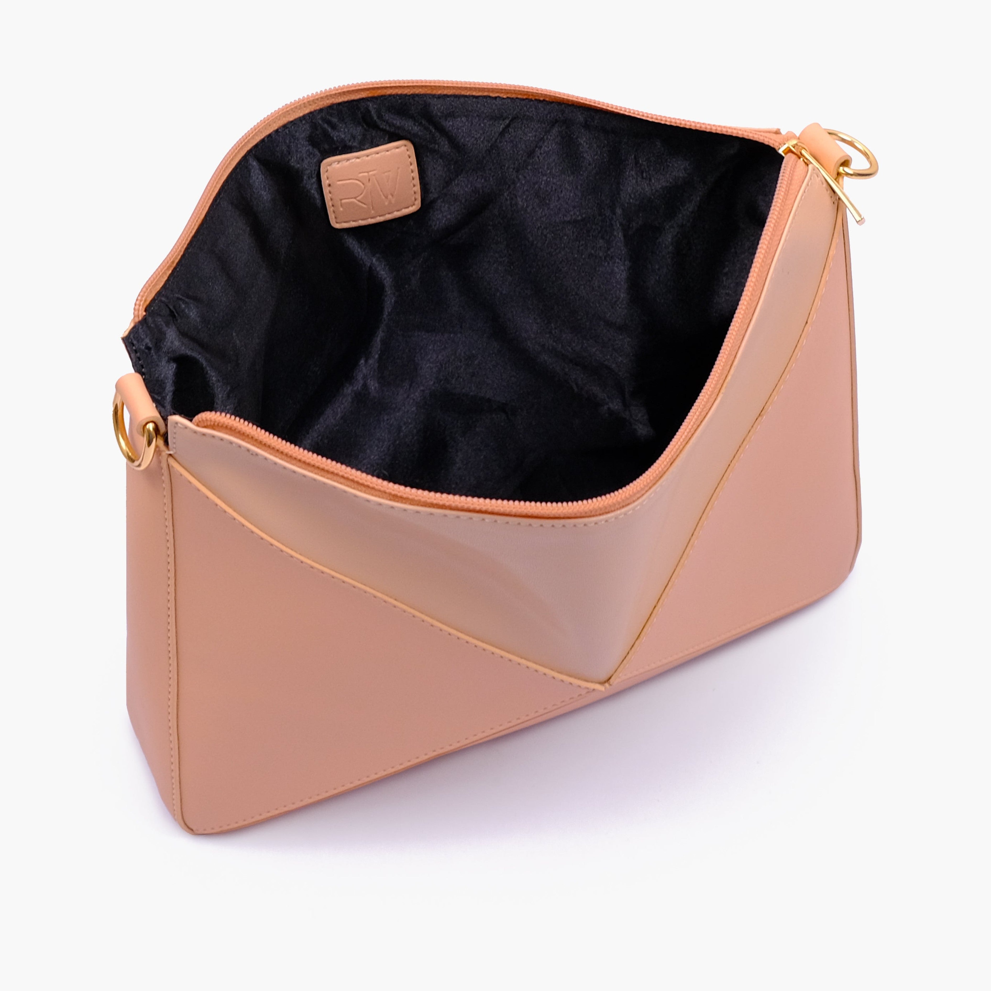 Peach triangle flex bag