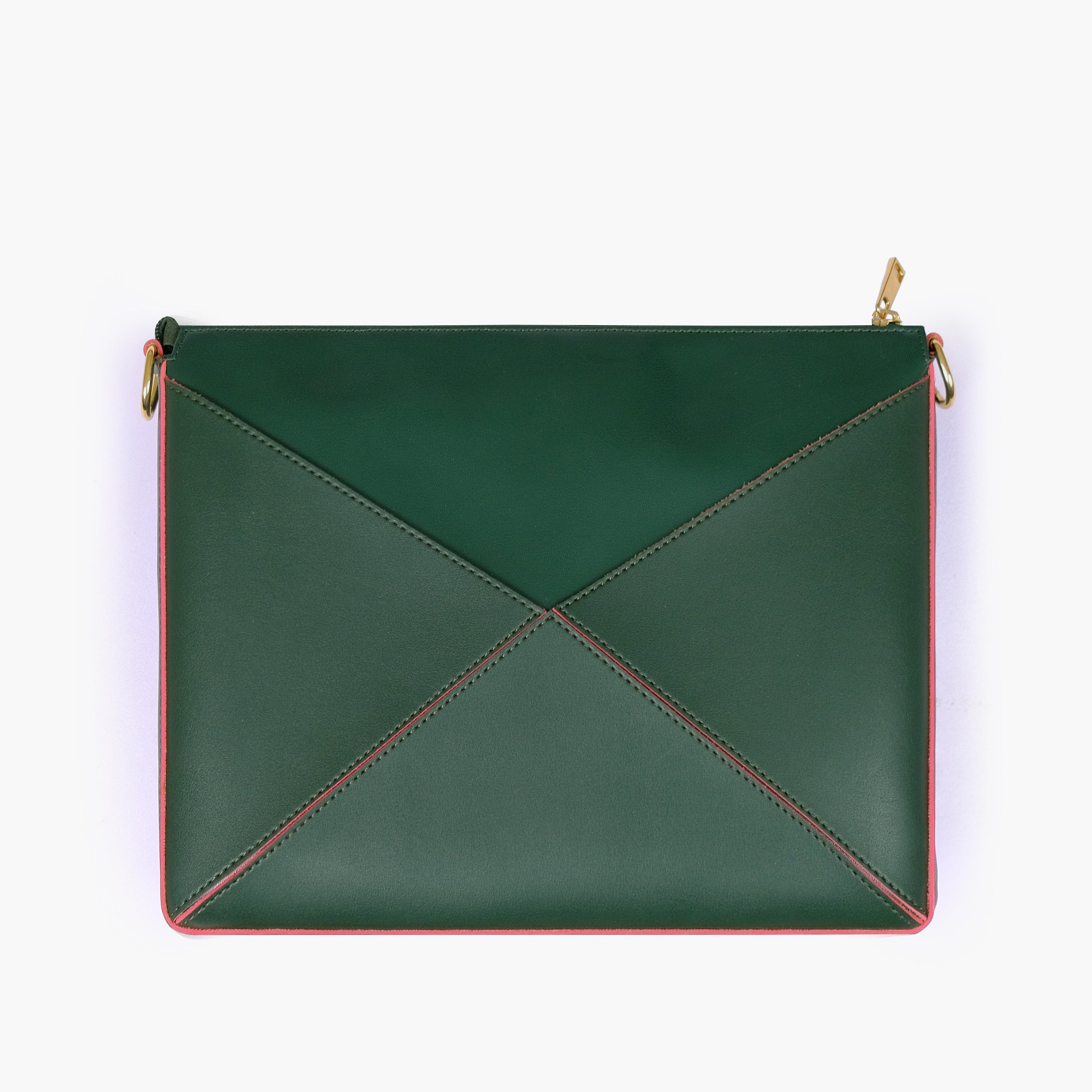 Army green triangle flex bag