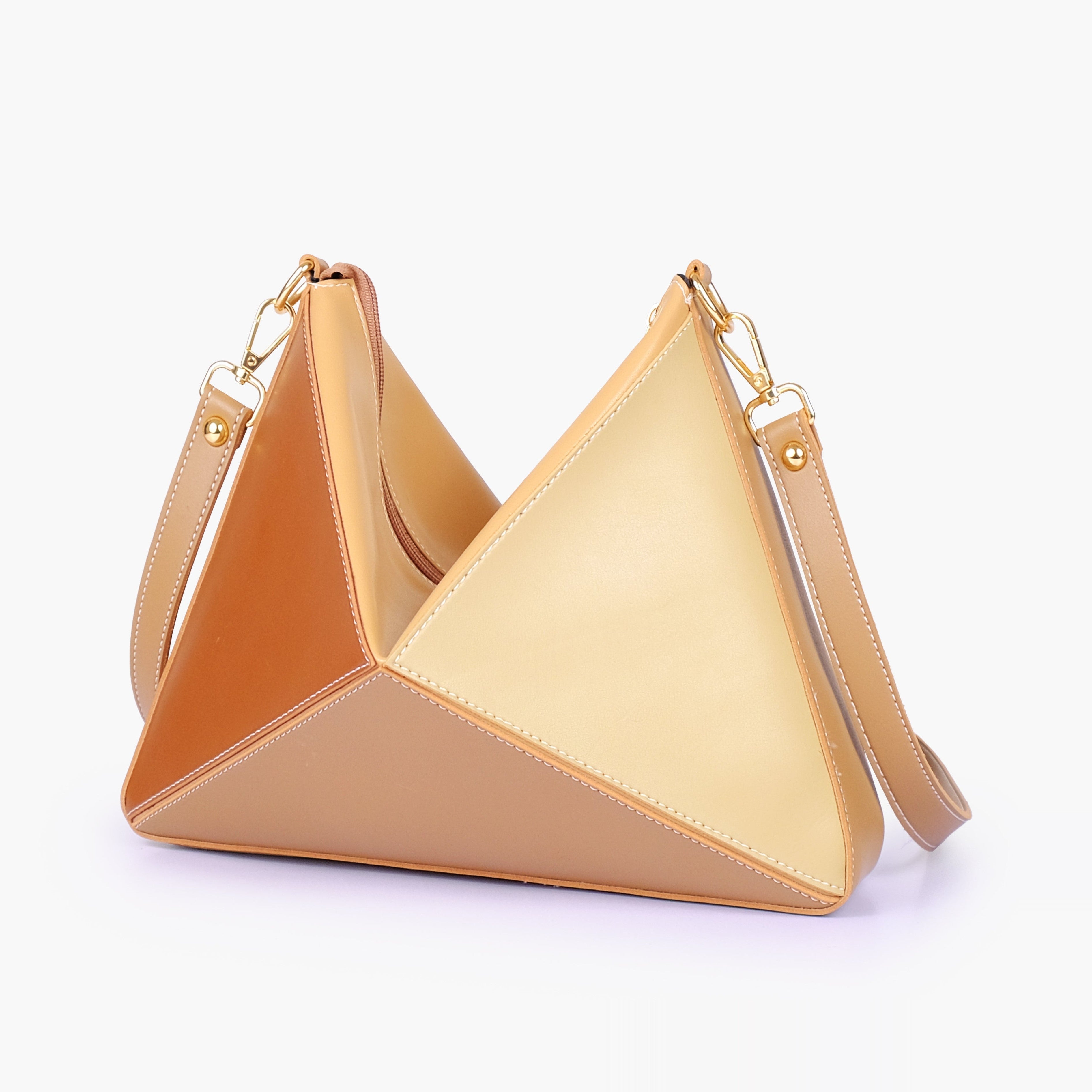 Caramel triangle flex bag