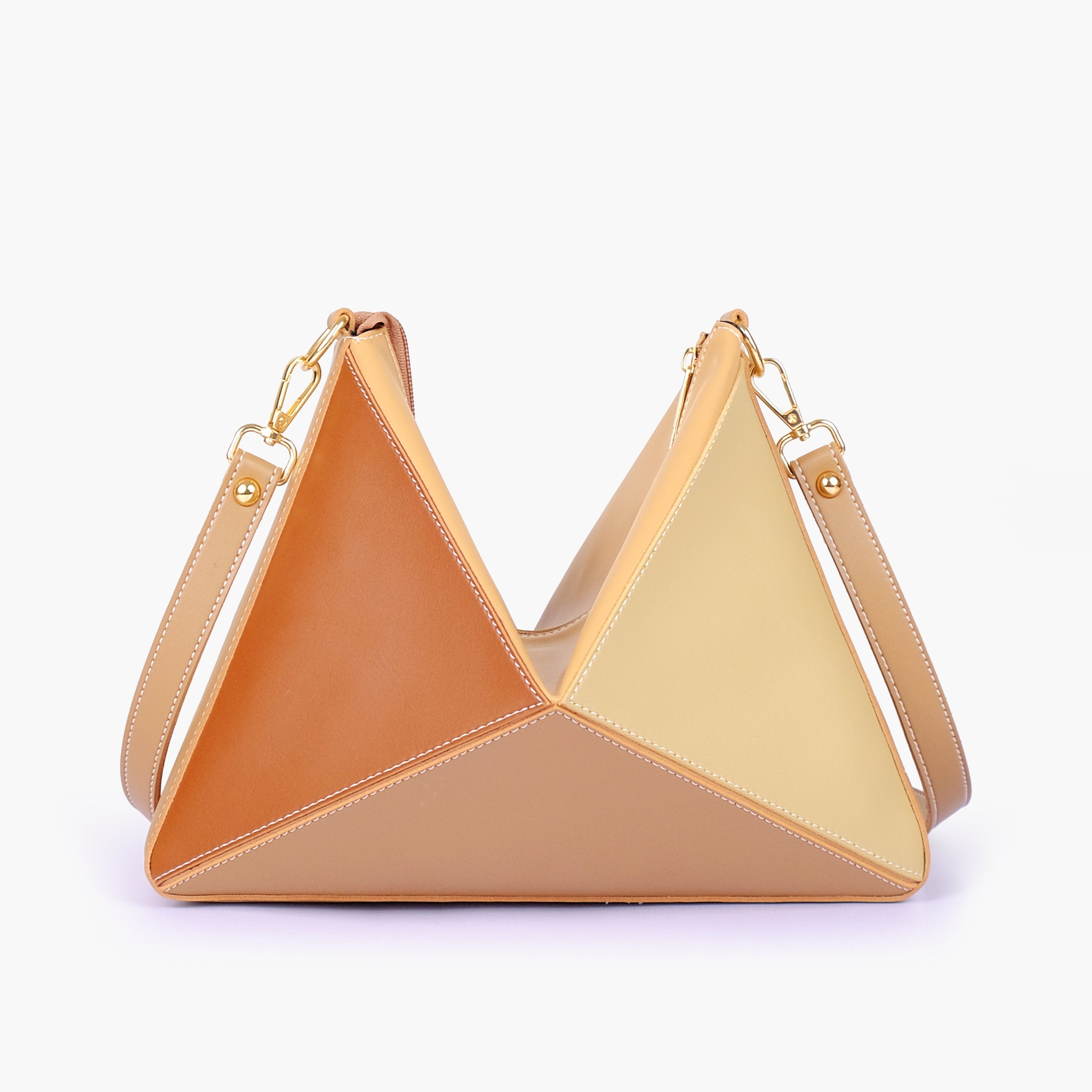 Caramel triangle flex bag