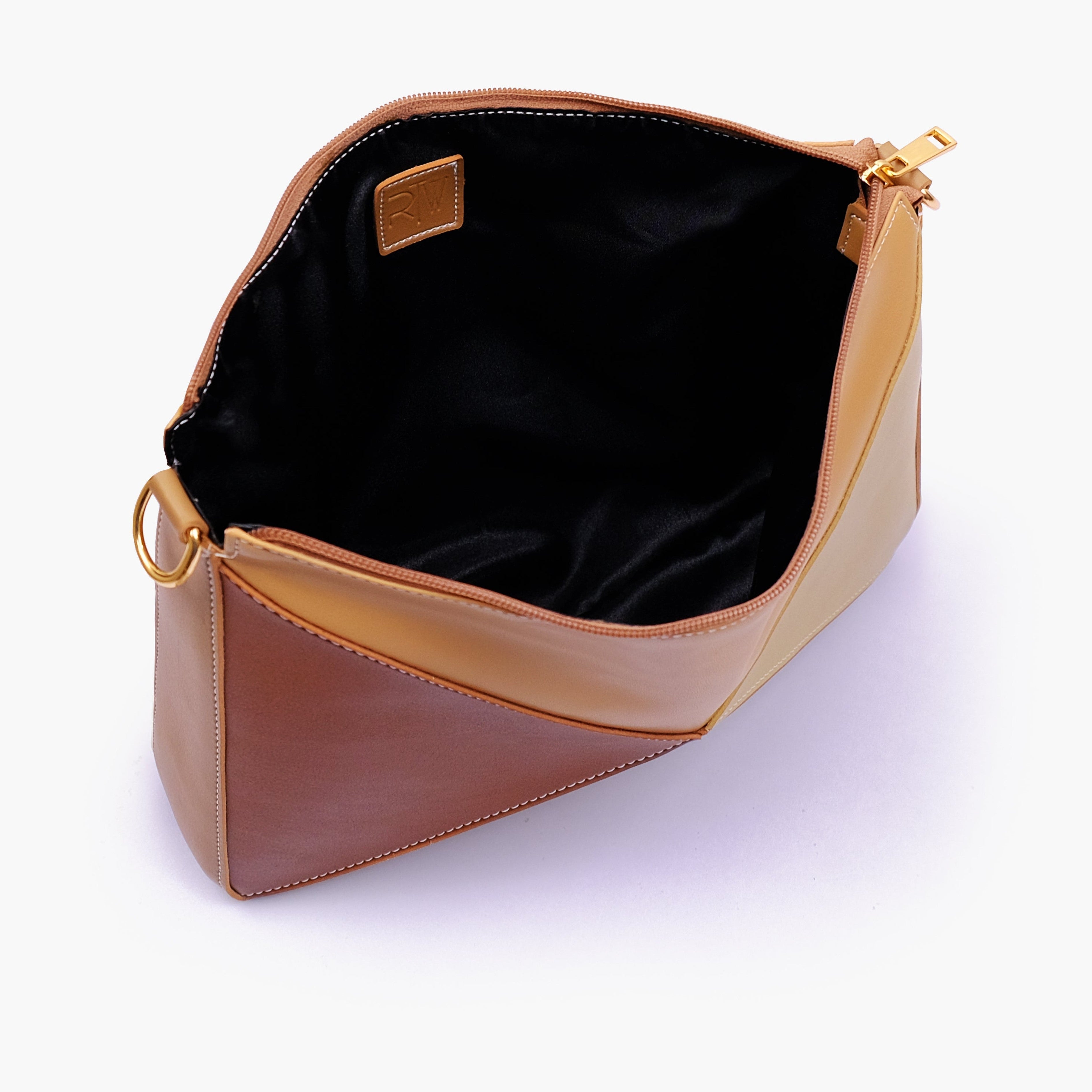 Caramel triangle flex bag