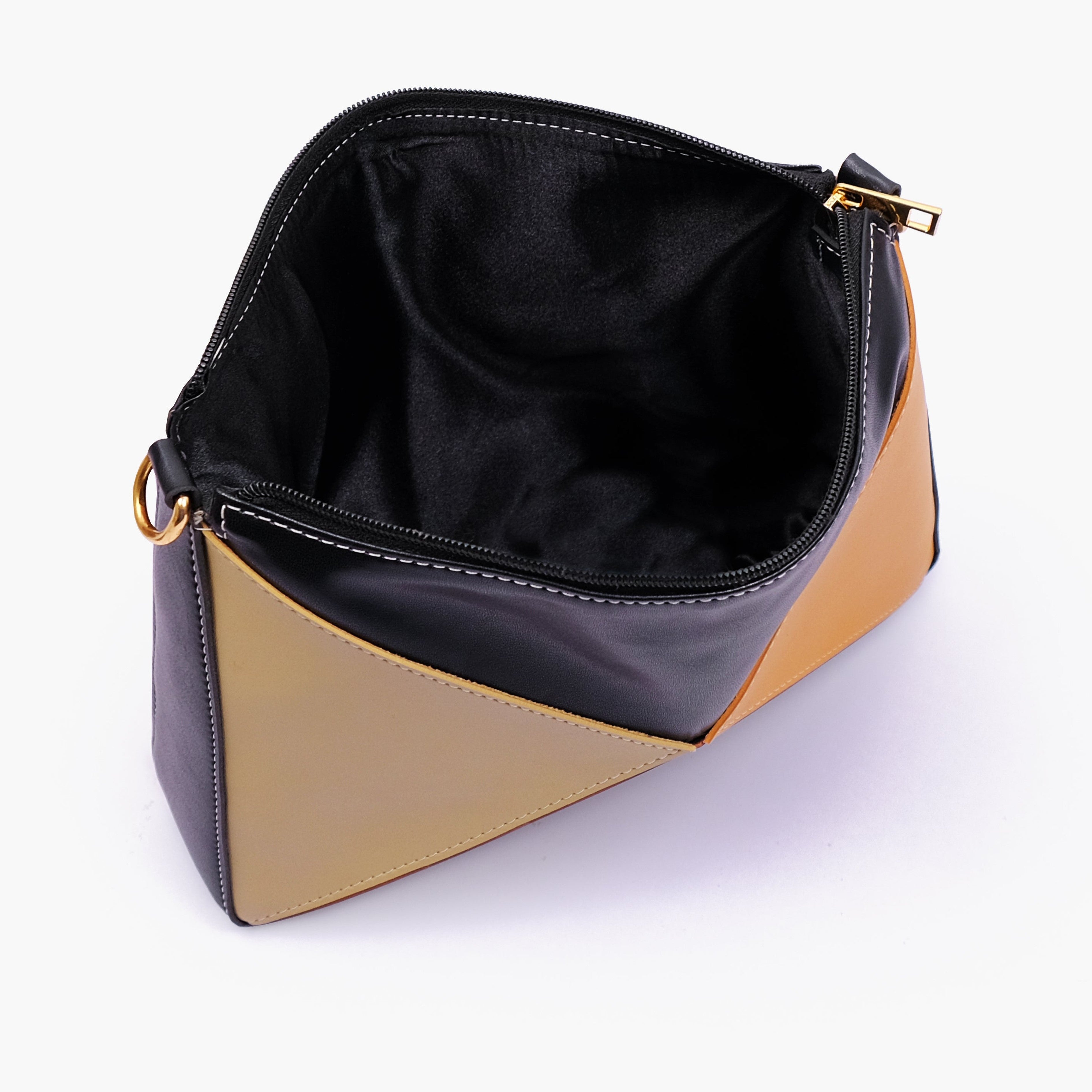 Mocha triangle flex bag