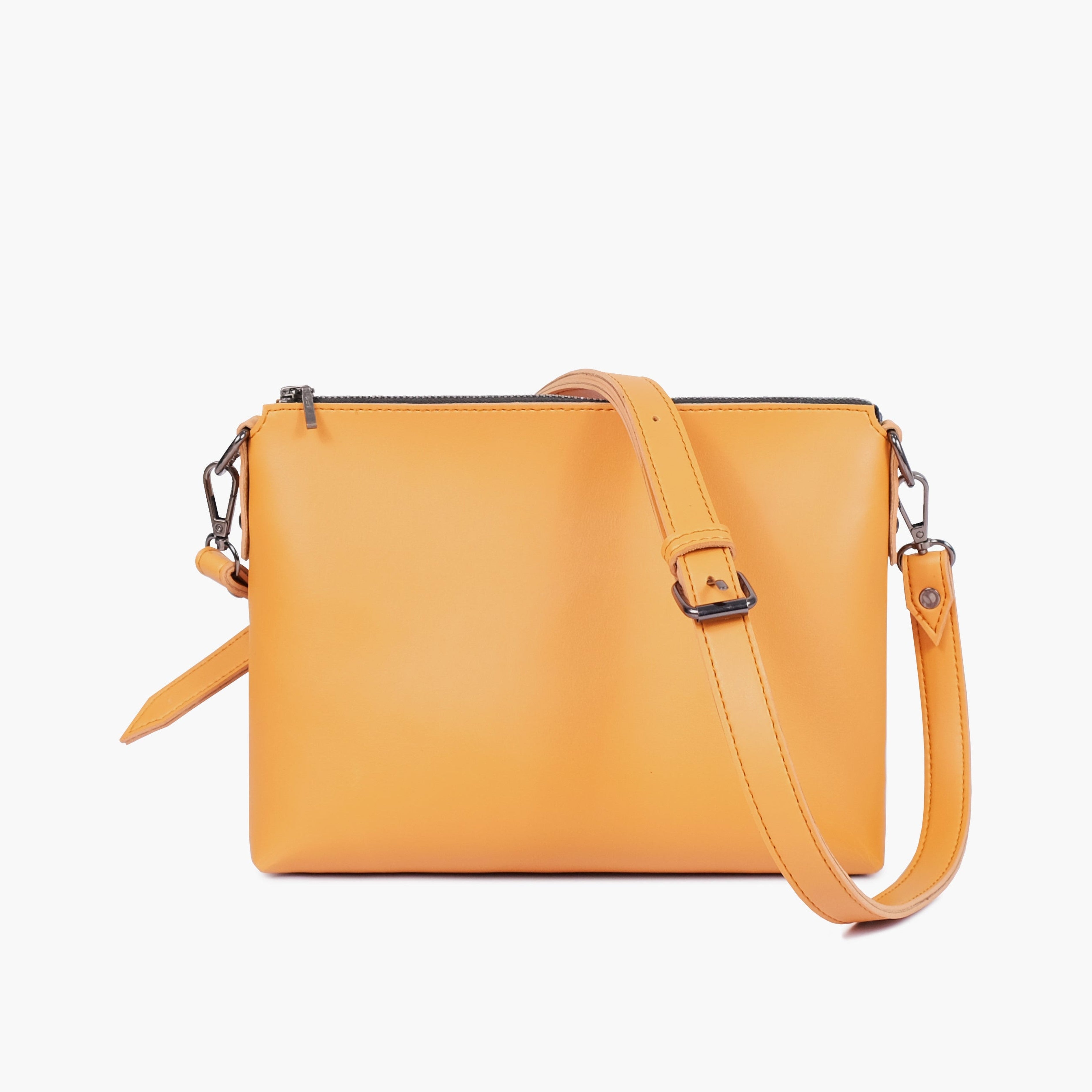 Mustard two-piece floral tote