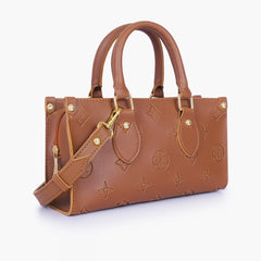 Brown on-the-go mini bag