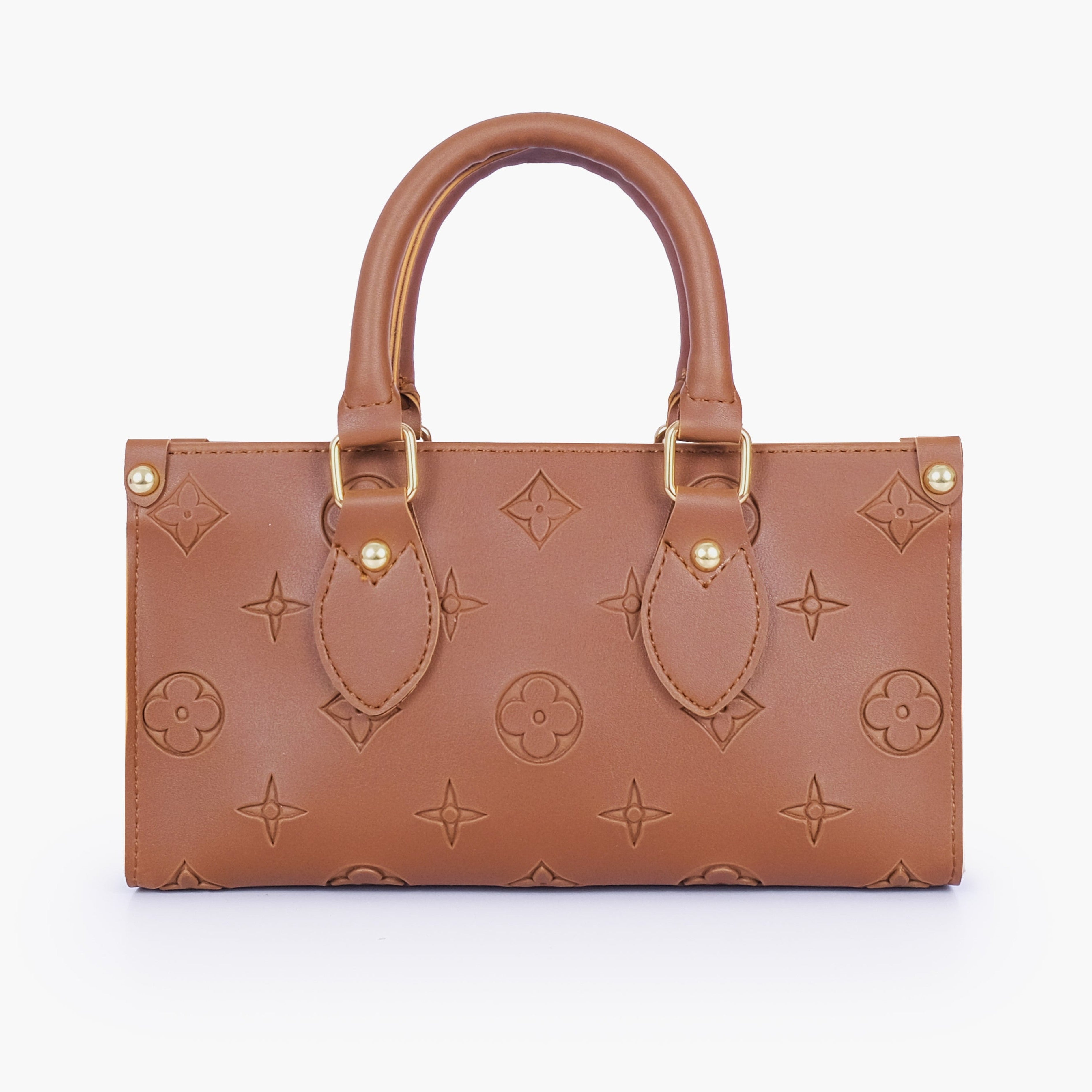 Brown on-the-go mini bag