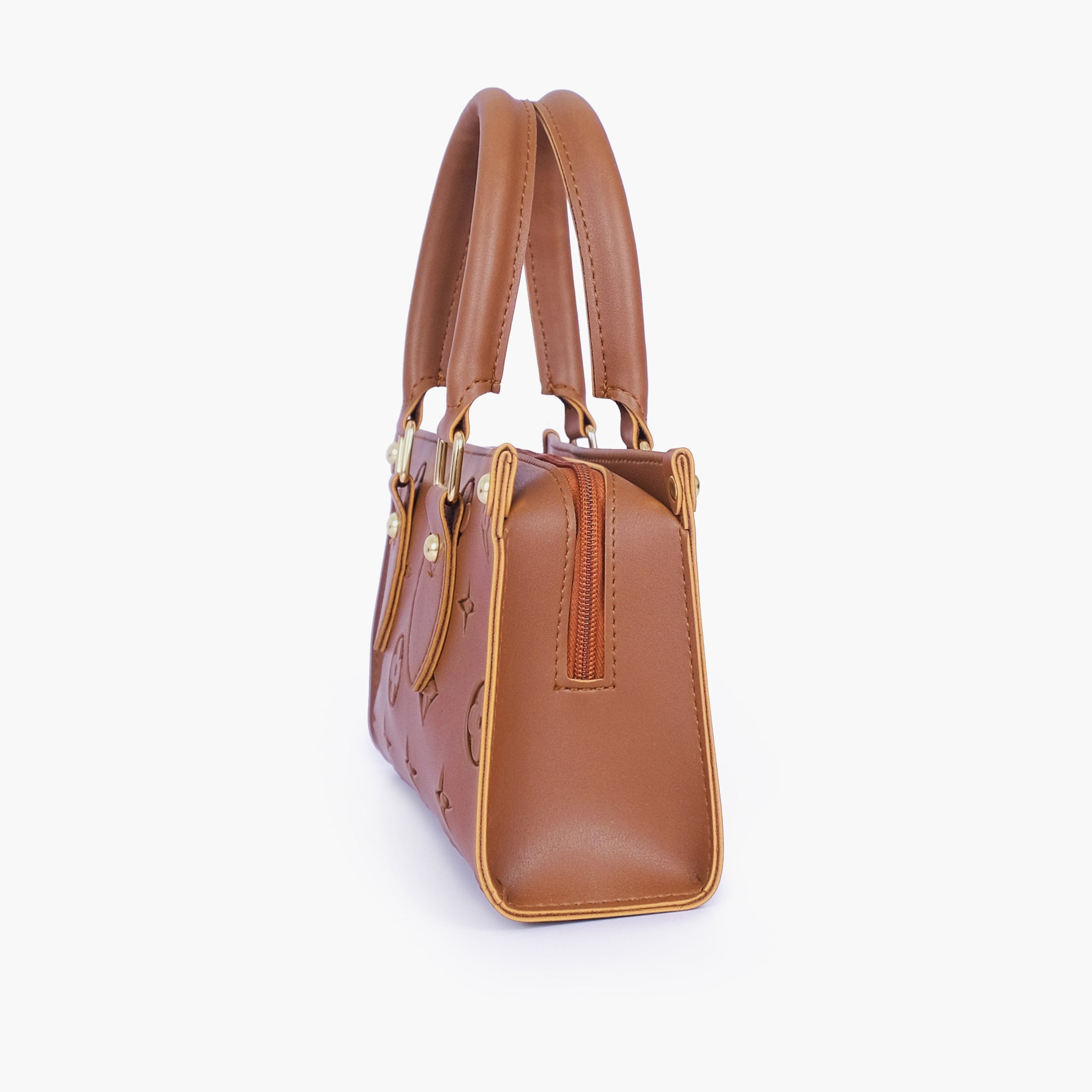 Brown on-the-go mini bag