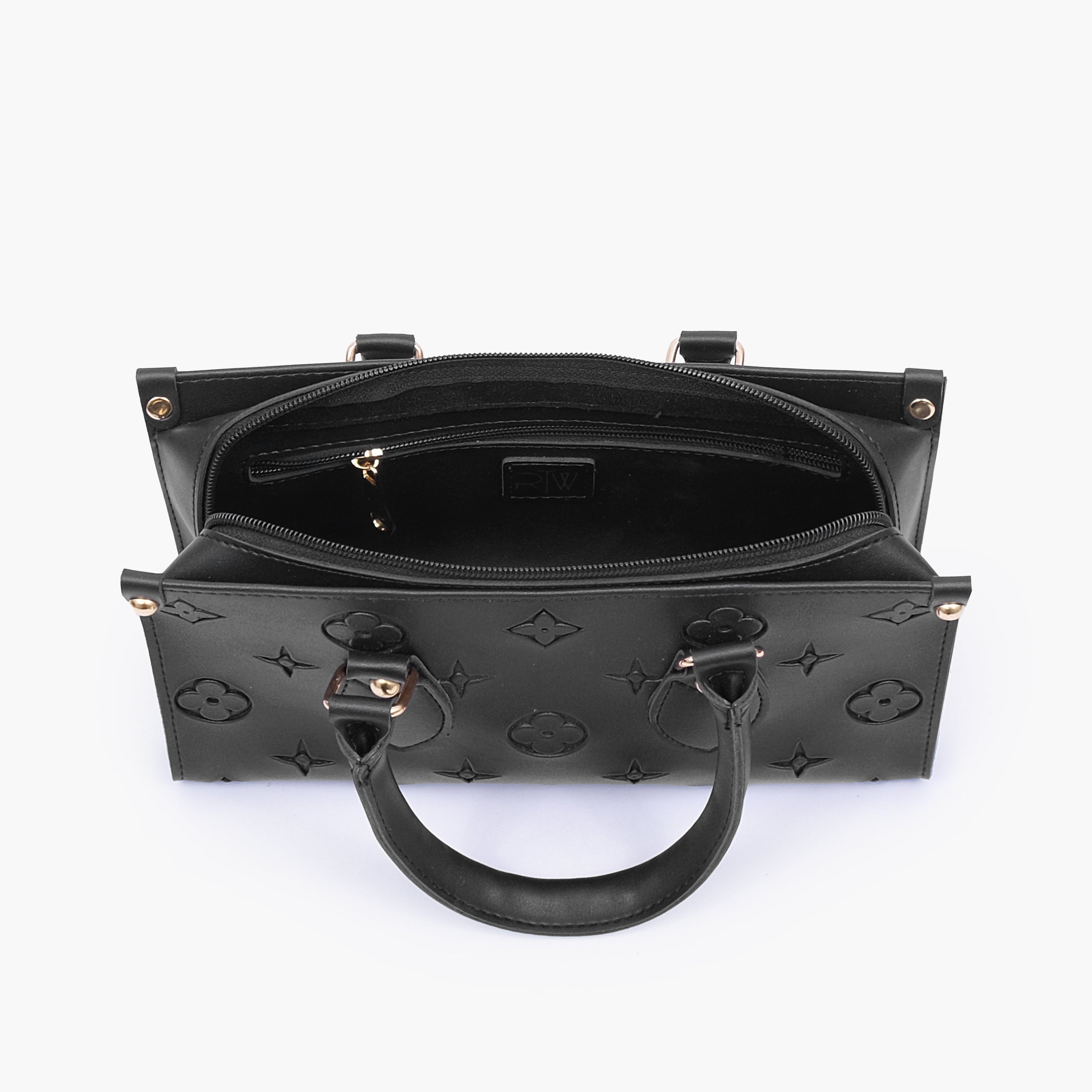 Black on-the-go mini bag