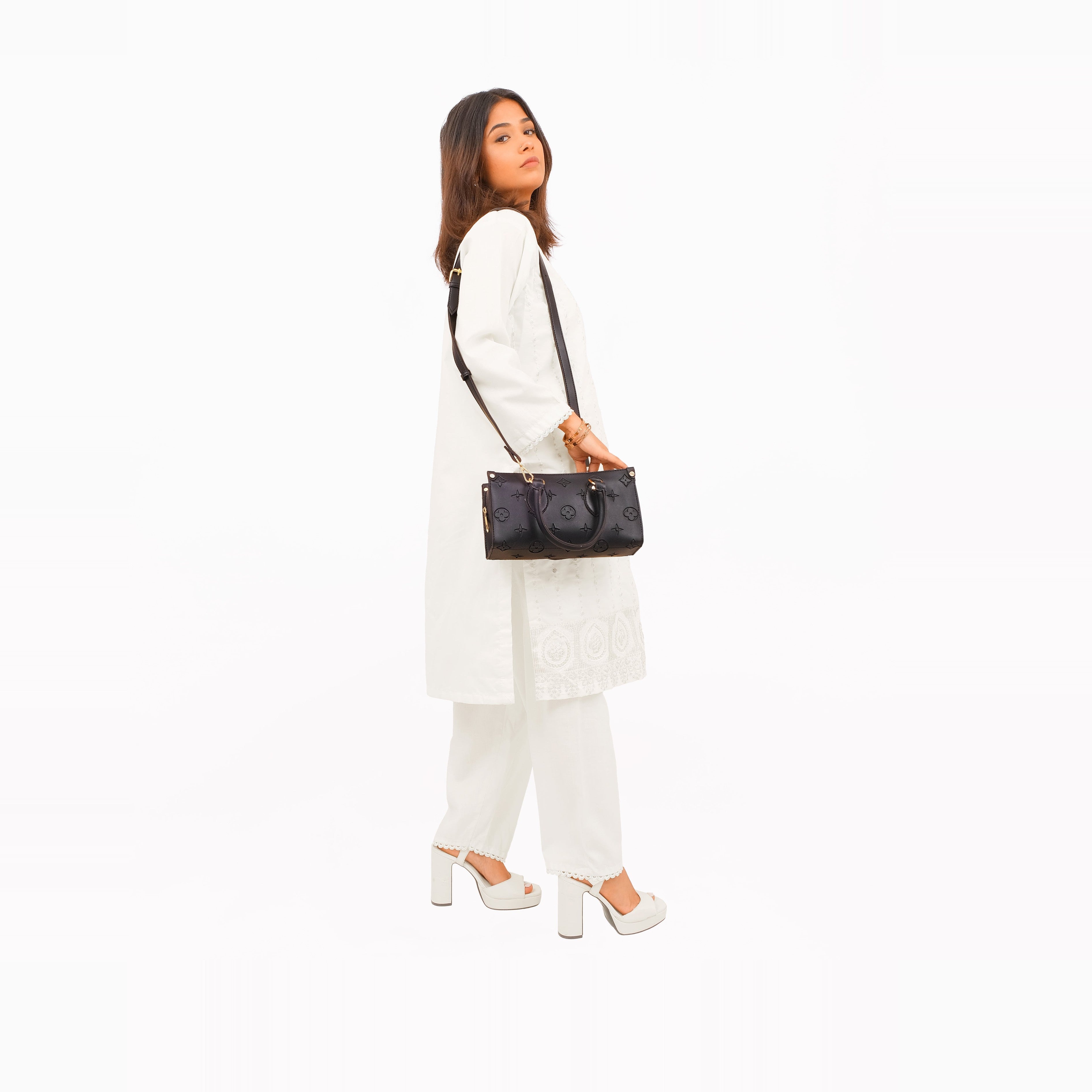 Black on-the-go mini bag