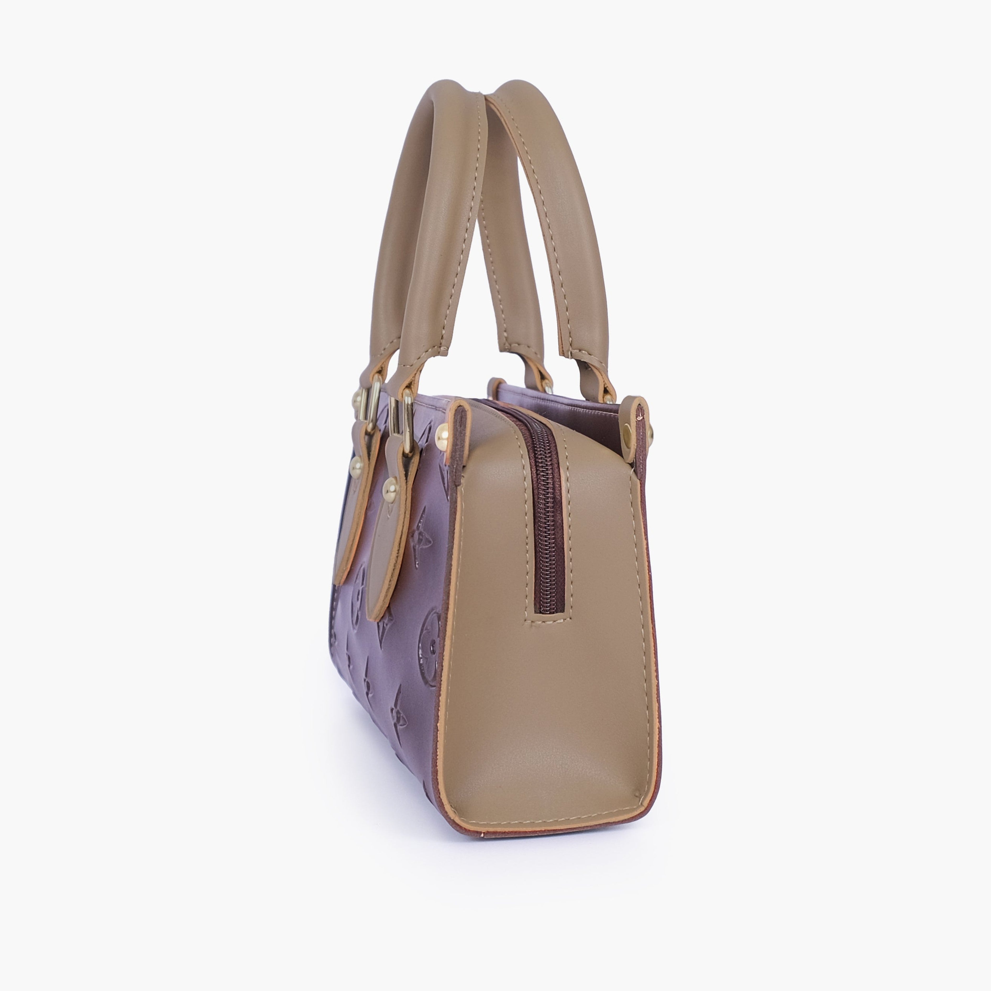 Dark brown and coffee on-the-go mini bag