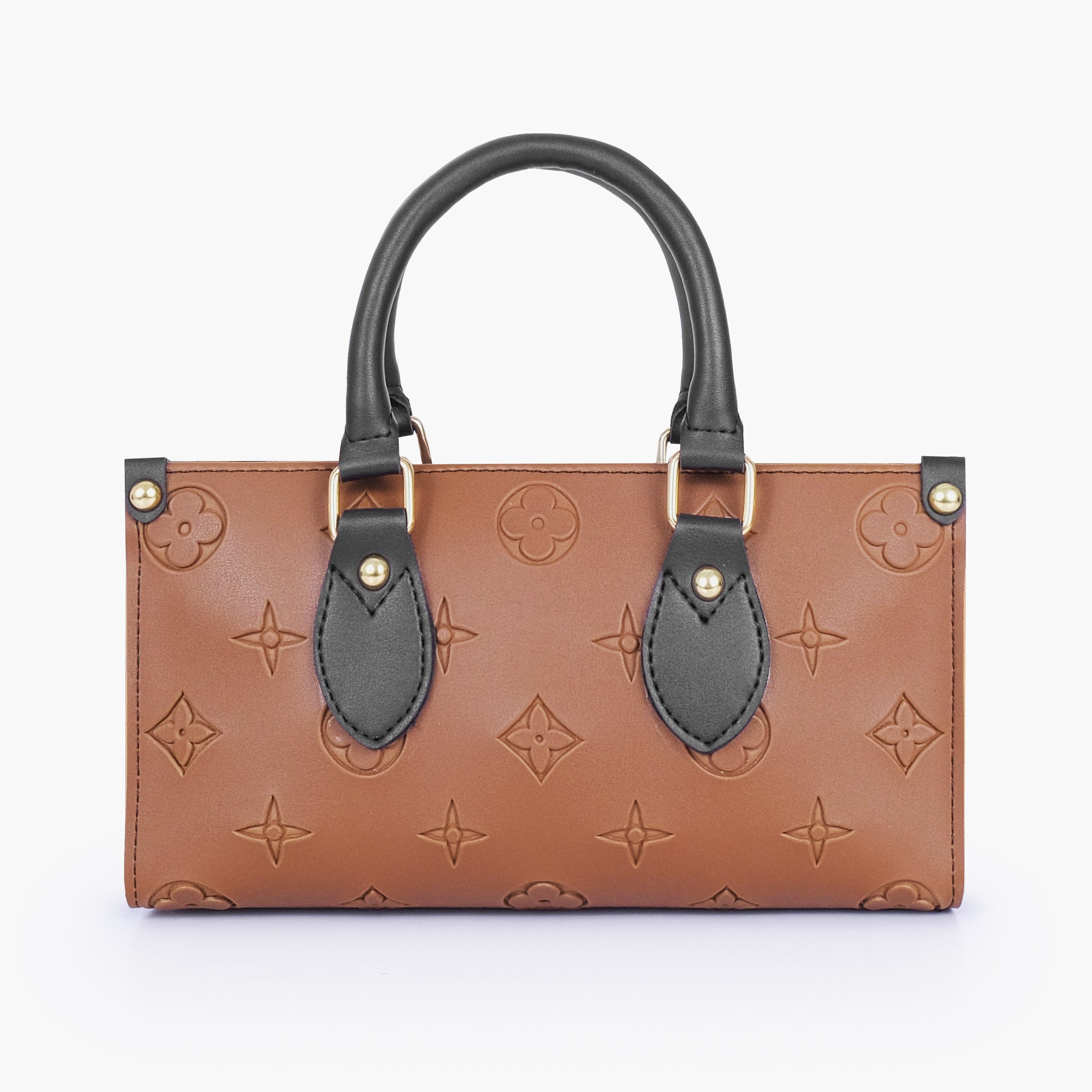 Brown and black on-the-go mini bag