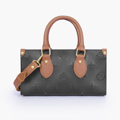 Black and brown on-the-go mini bag