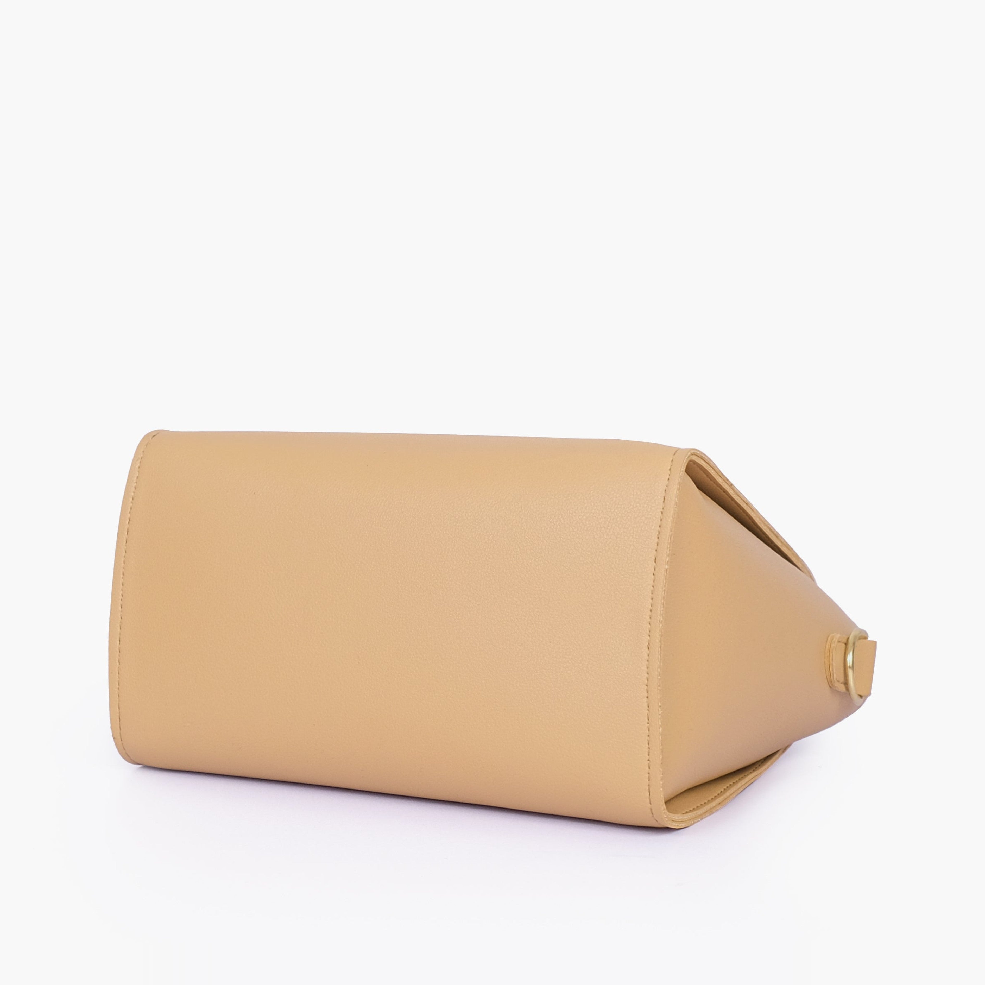 Coffee top-handle mini handbag