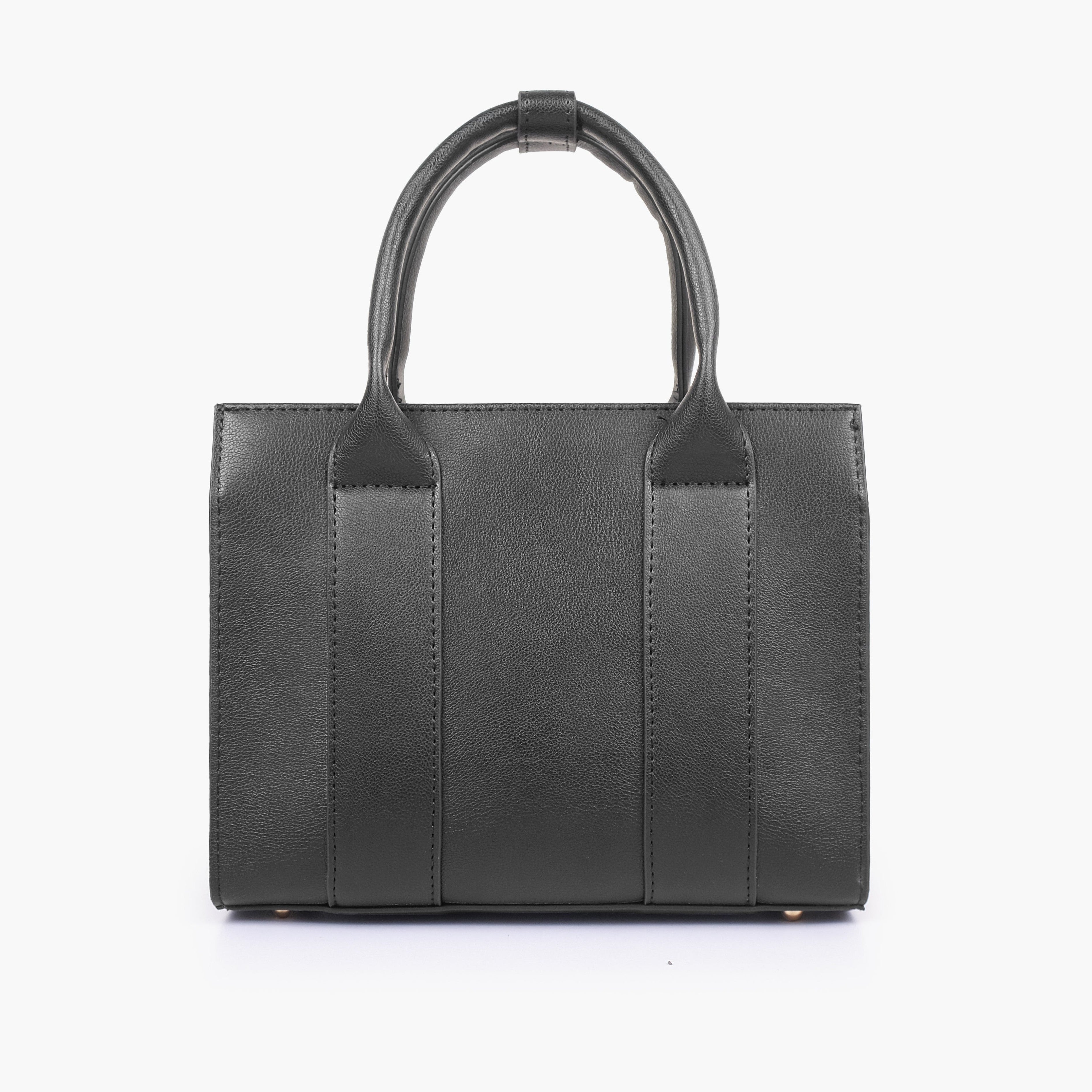 The black mini tote bag