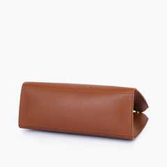 Brown signature tote bag