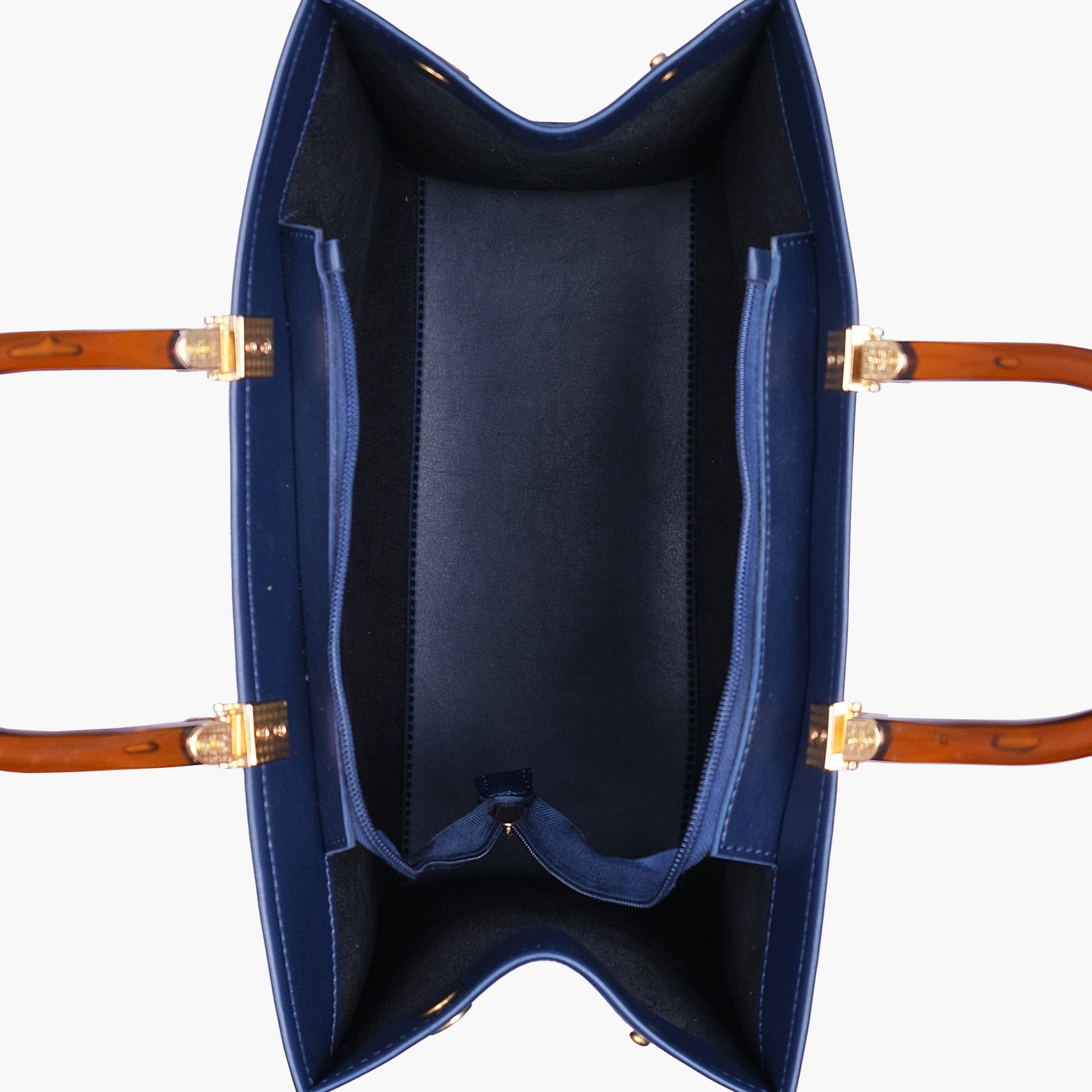 Blue signature tote bag