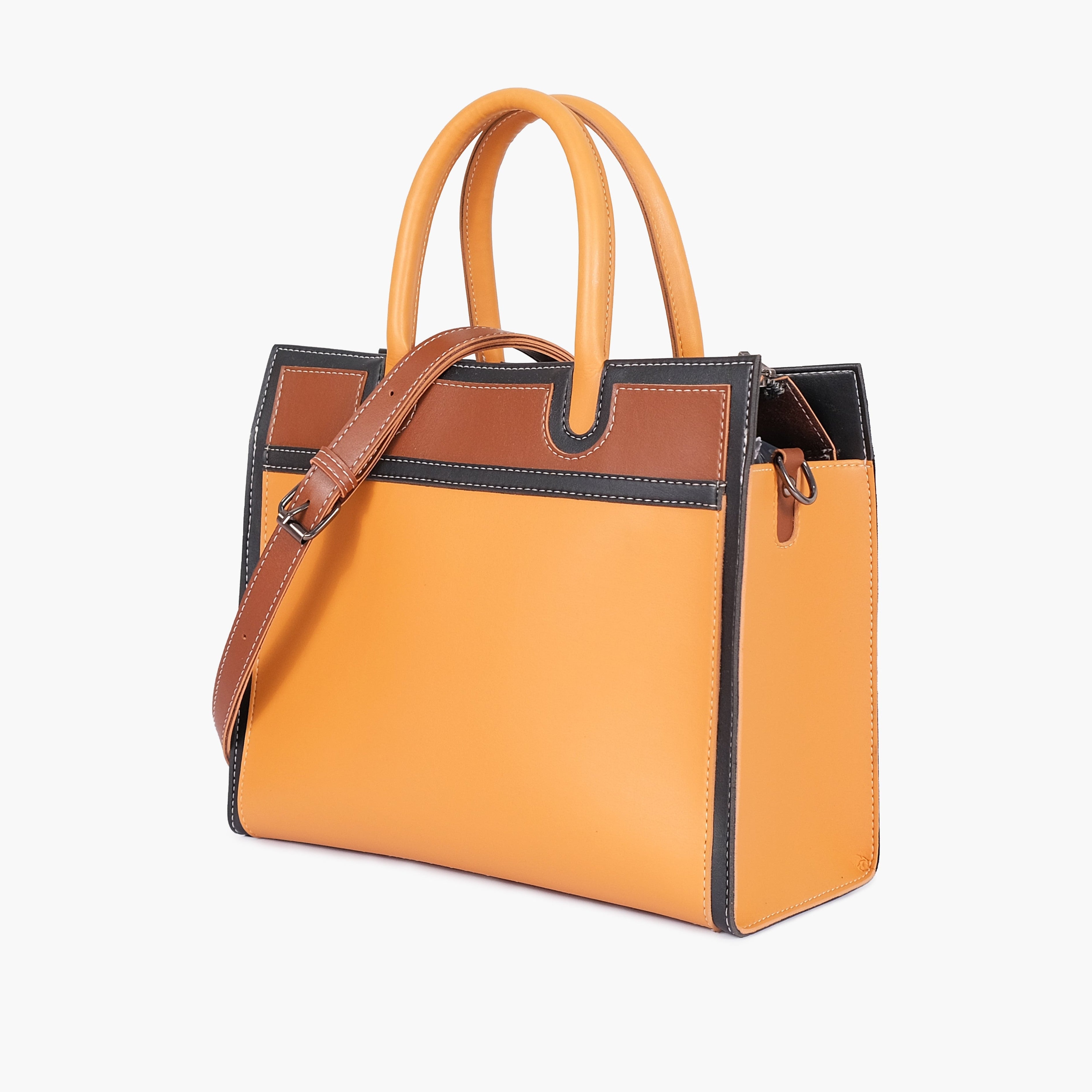 Mustard vintage handbag