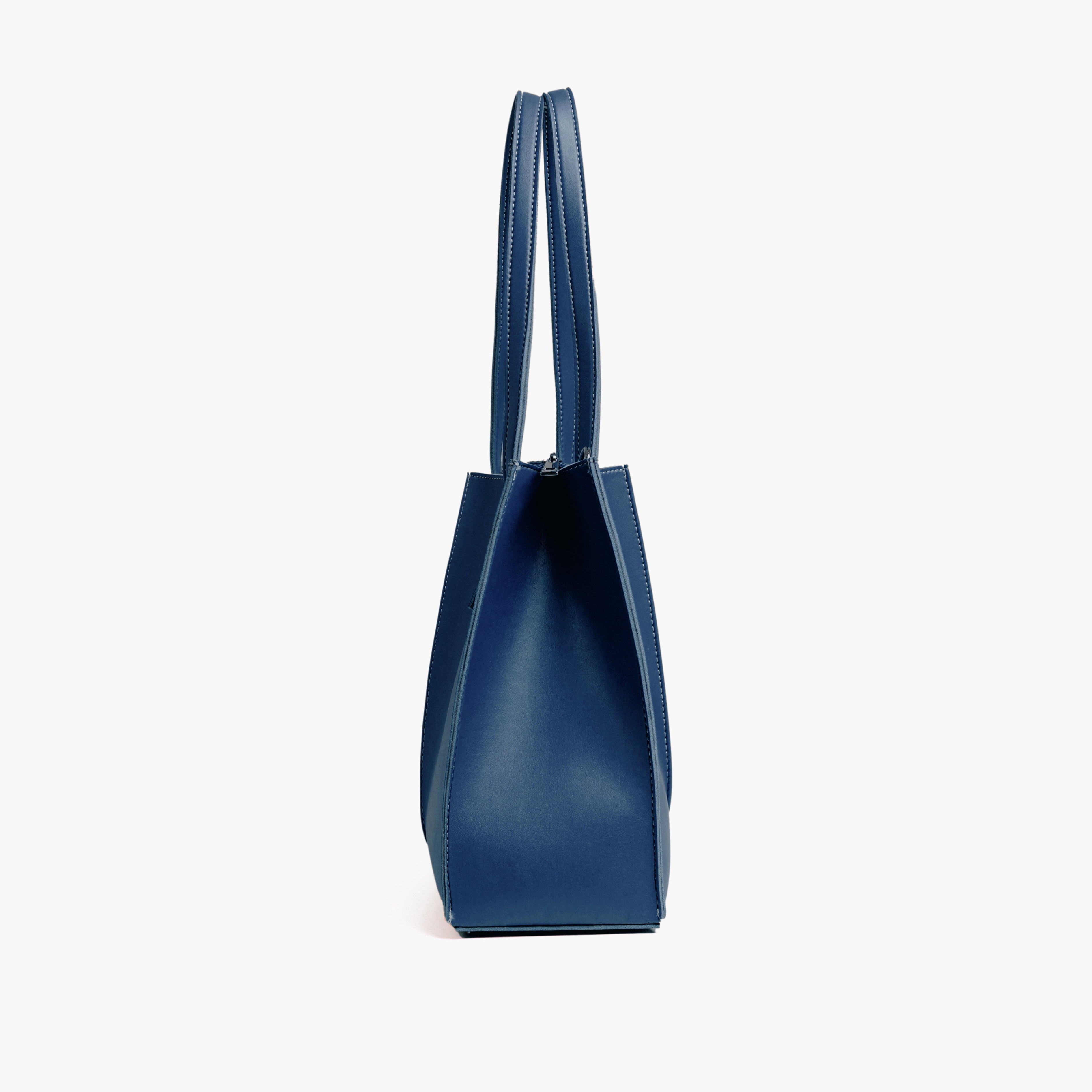 Blue work tote bag